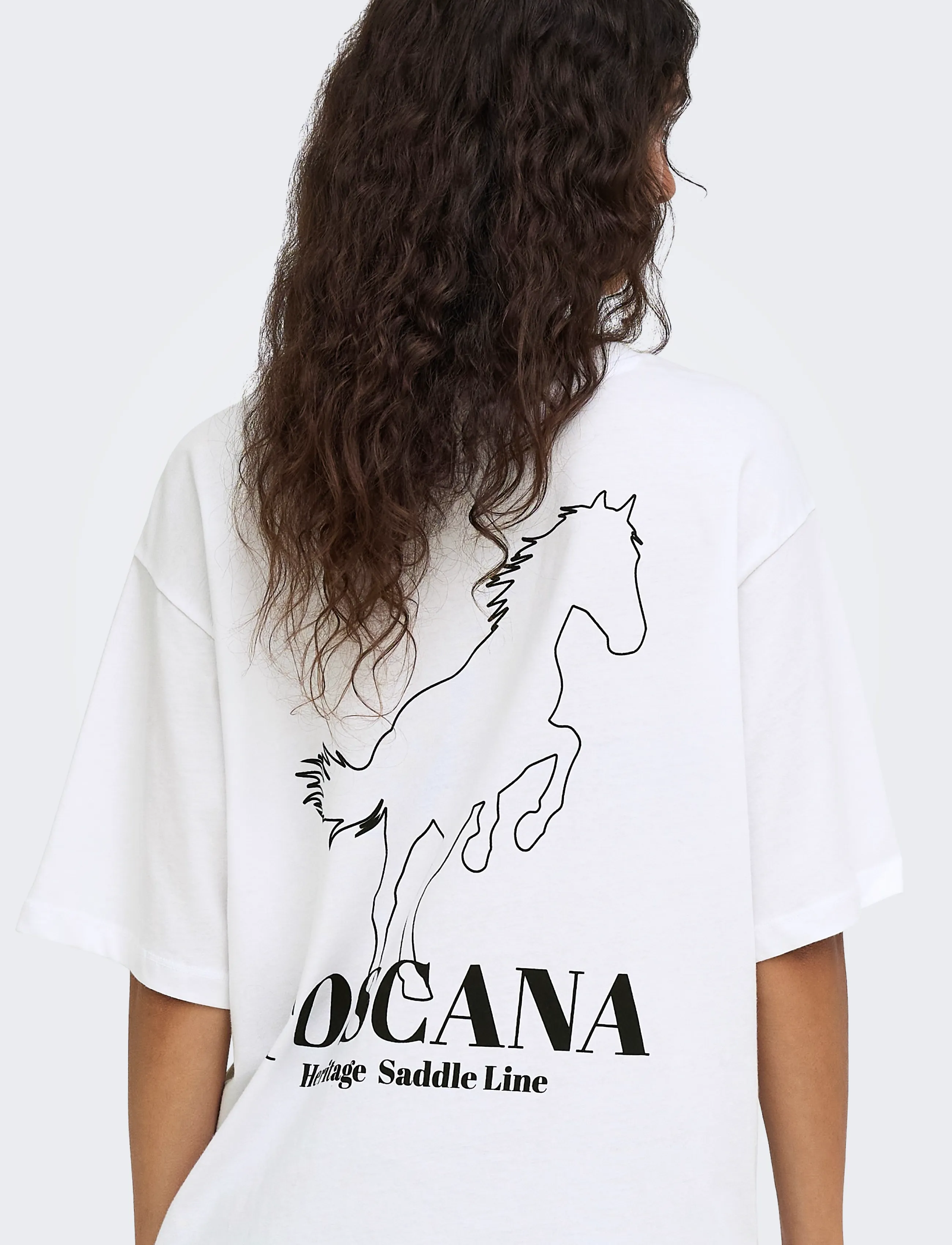 ONLY - ONLROSIE S/S OVERSIZE TEE CS JRS - t-särgid - bright white - 5