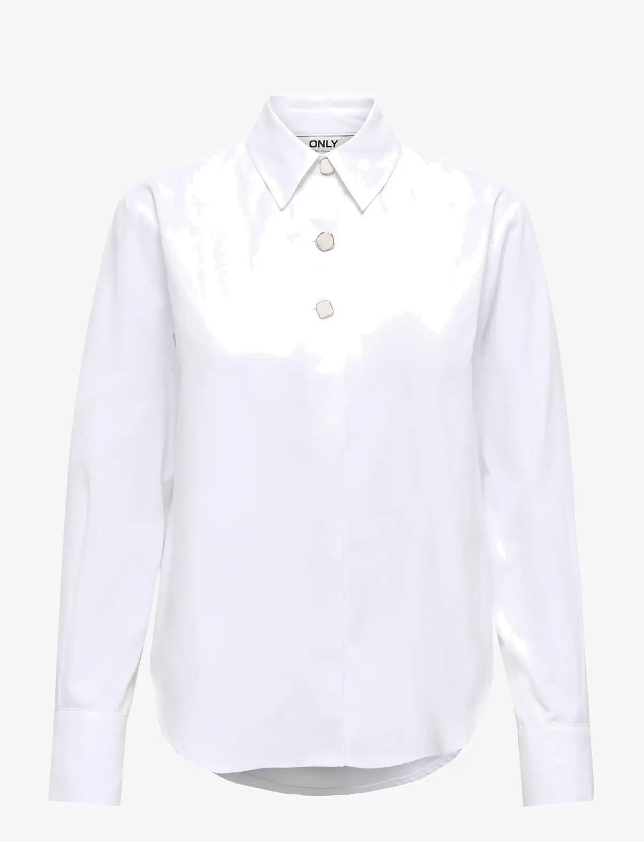 ONLY - ONLLYRA OREGON L/S SHIRT WVN - pikkade varrukatega särgid - cloud dancer - 1