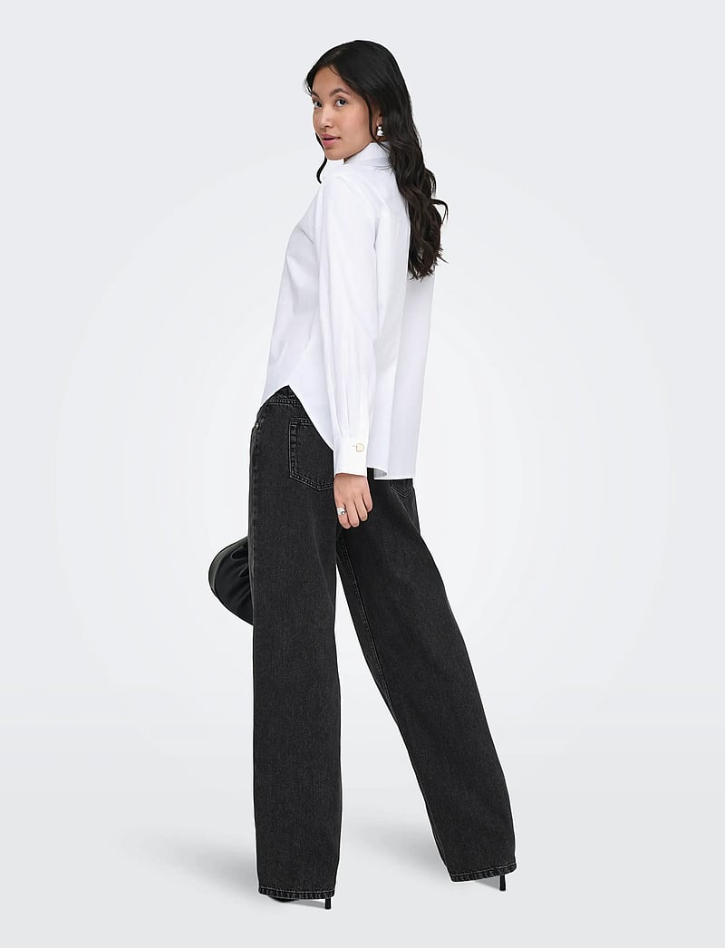 ONLY - ONLLYRA OREGON L/S SHIRT WVN - pikkade varrukatega särgid - cloud dancer - 3