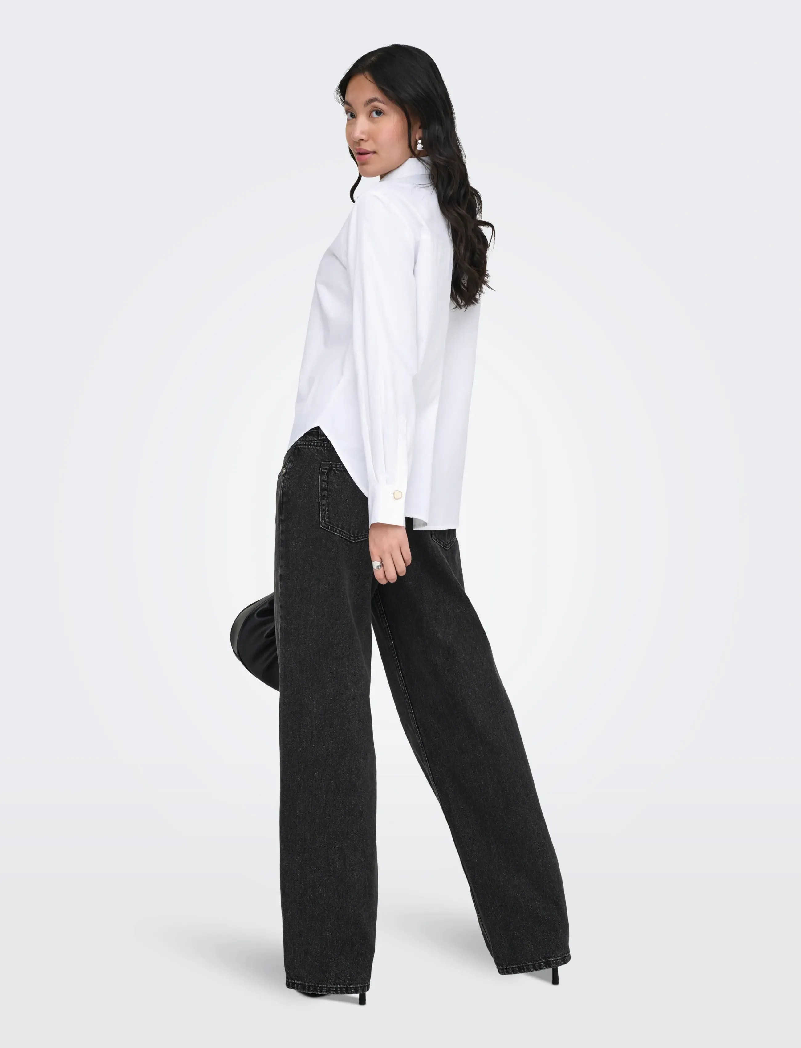 ONLY - ONLLYRA OREGON L/S SHIRT WVN - pikkade varrukatega särgid - cloud dancer - 3