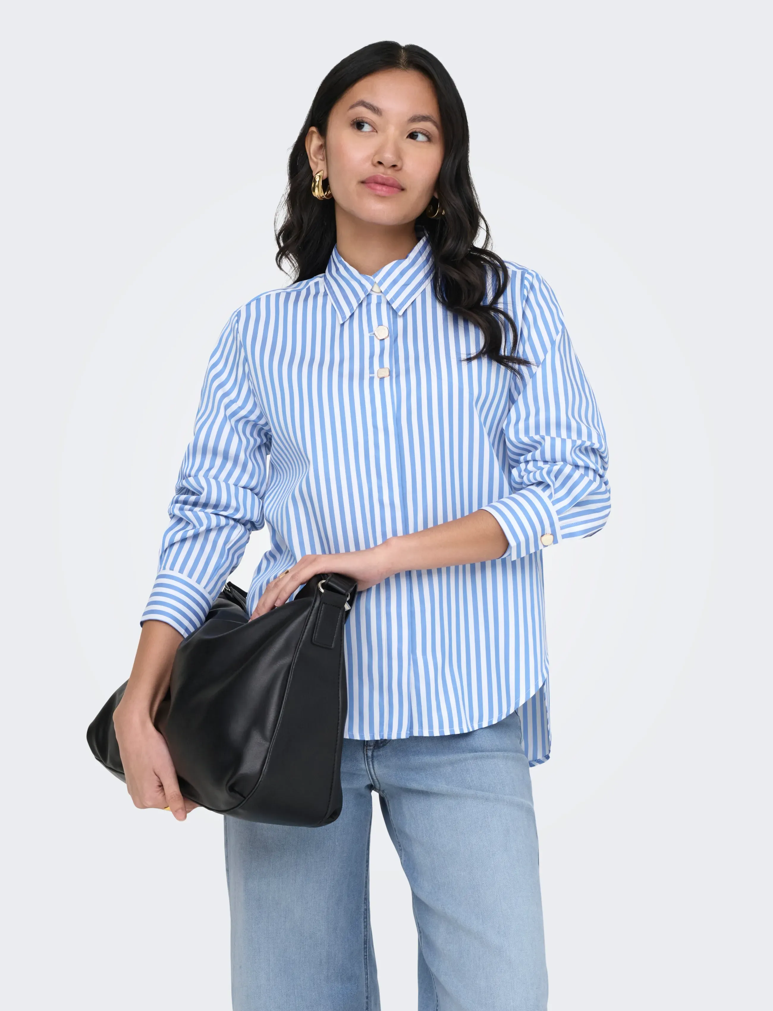 ONLY Onllyra Oregon L/S Shirt Wvn, S, Multi/patterned, Skjorter > Langærmede, Dame