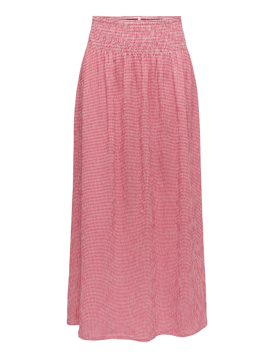 ONLY - ONLCELLE SMOCK SKIRT CS JRS - maxi röcke - barbados cherry - 1