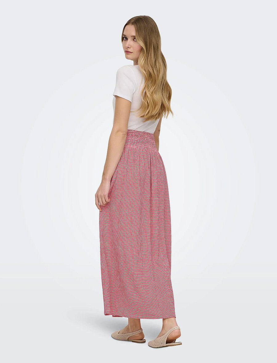 ONLY - ONLCELLE SMOCK SKIRT CS JRS - maxi röcke - barbados cherry - 3