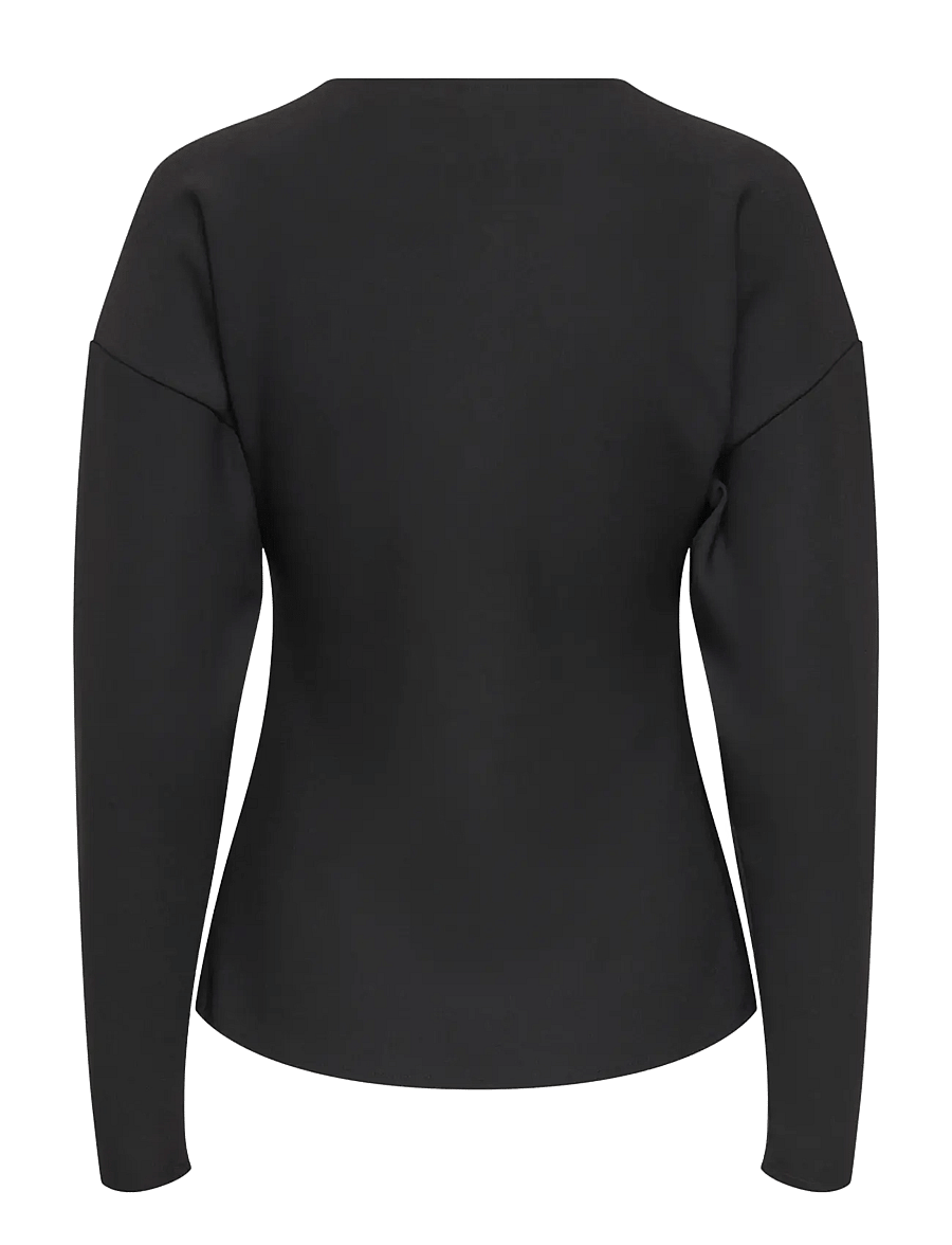 ONLY - ONLLUMA-CLEVER L/S WAIST CARDIGAN TLR - strickjacken - black - 2