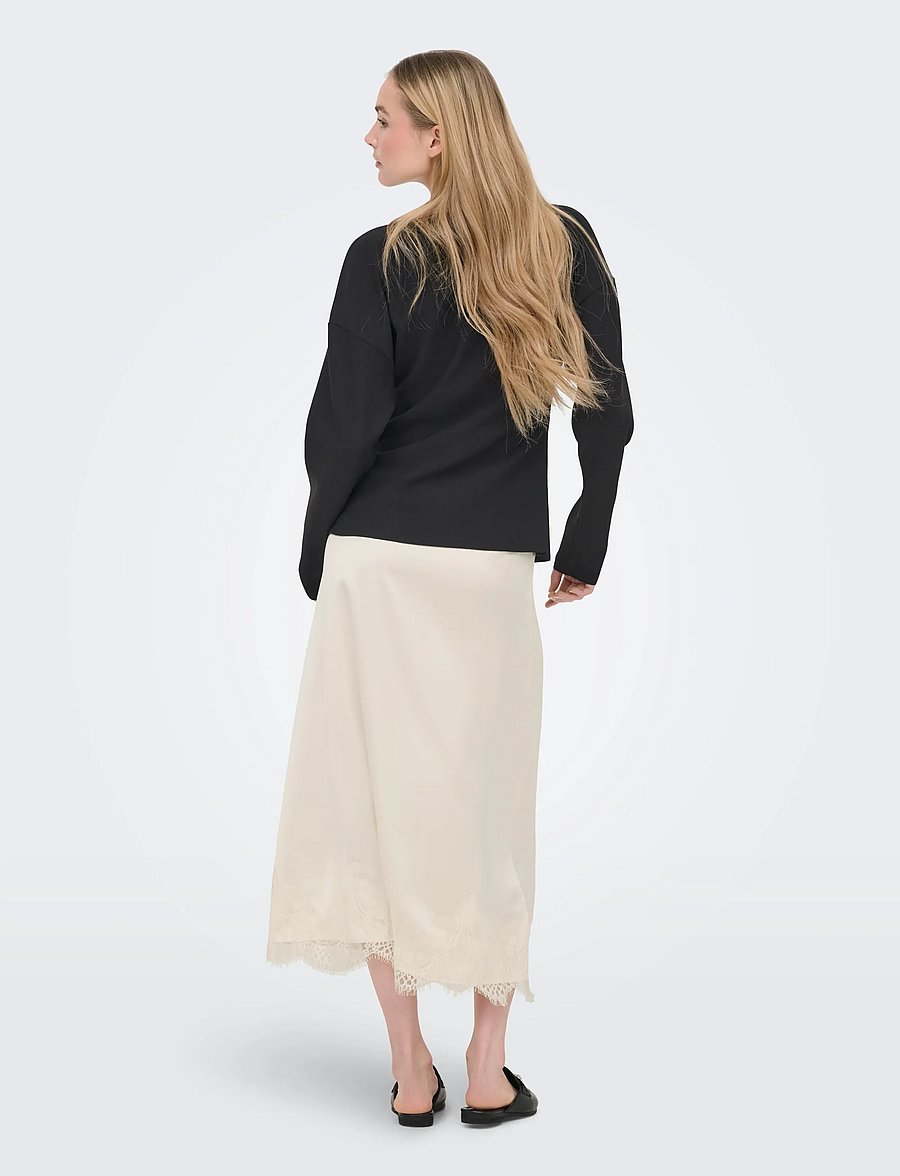 ONLY - ONLLUMA-CLEVER L/S WAIST CARDIGAN TLR - strickjacken - black - 3