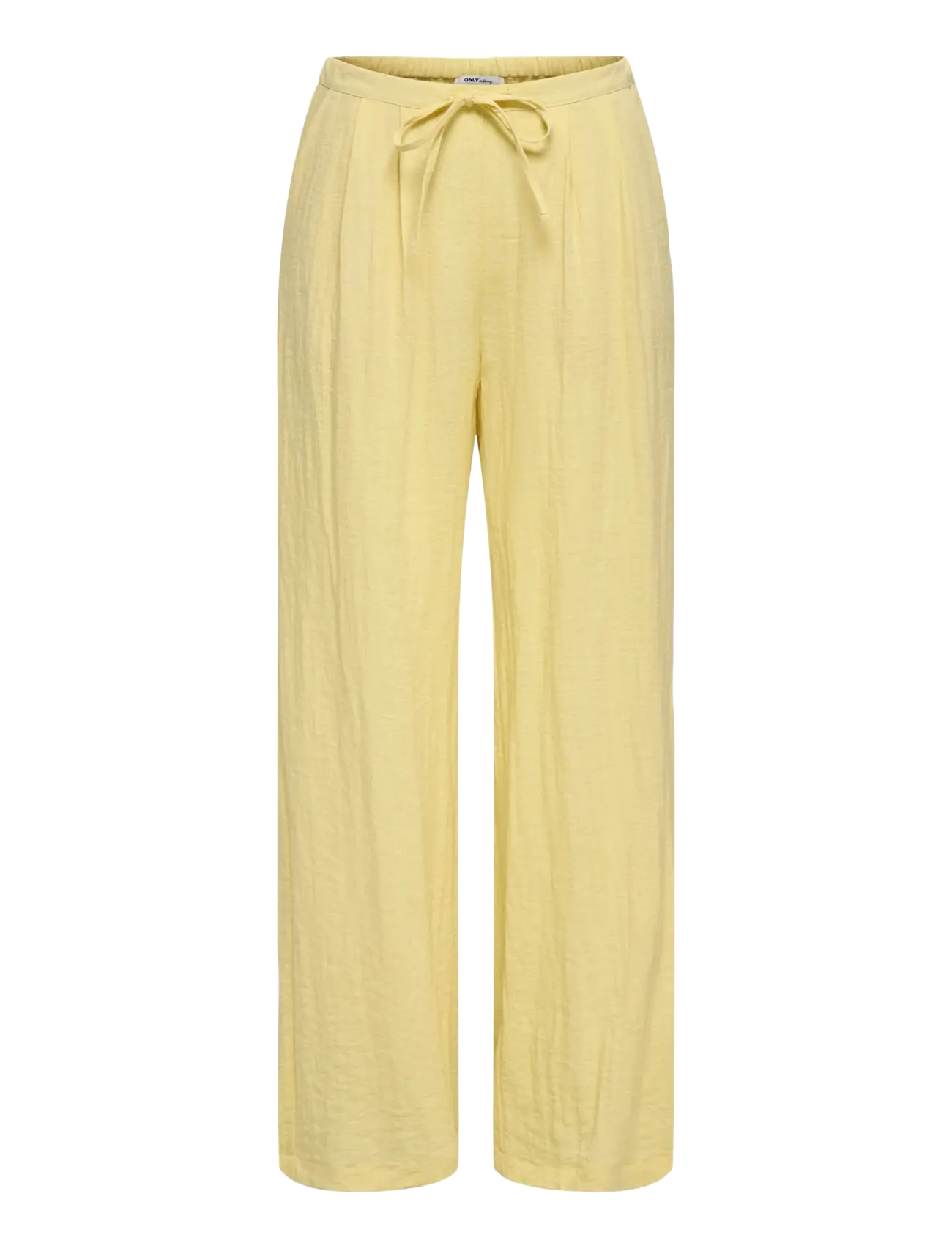 ONLY ONLITA MW LINEN LOOK WIDE PANT TLR - Kampagne - SUNLIGHT / yellow