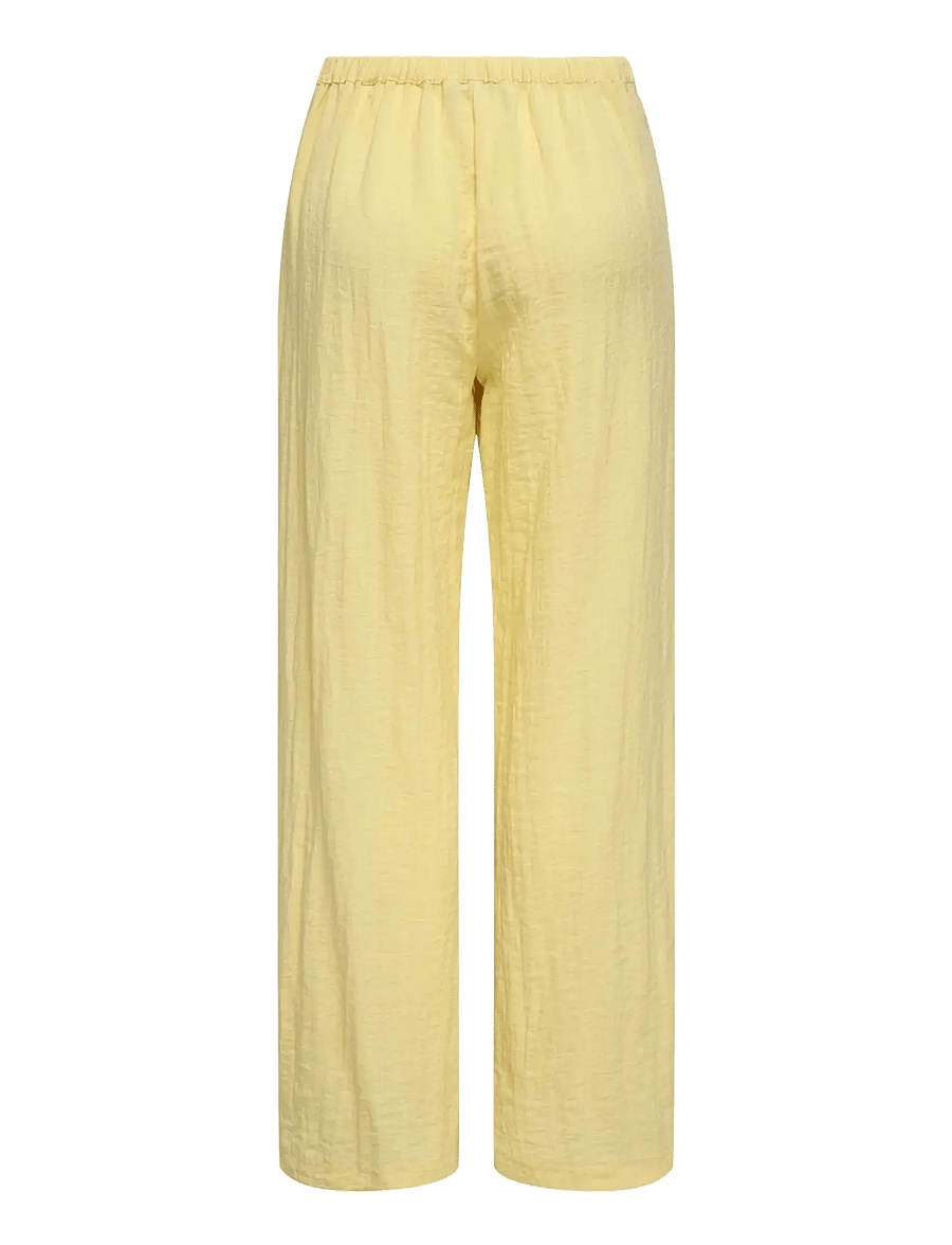 ONLY - ONLITA MW LINEN LOOK WIDE PANT TLR - bukser med brede ben - sunlight - 1