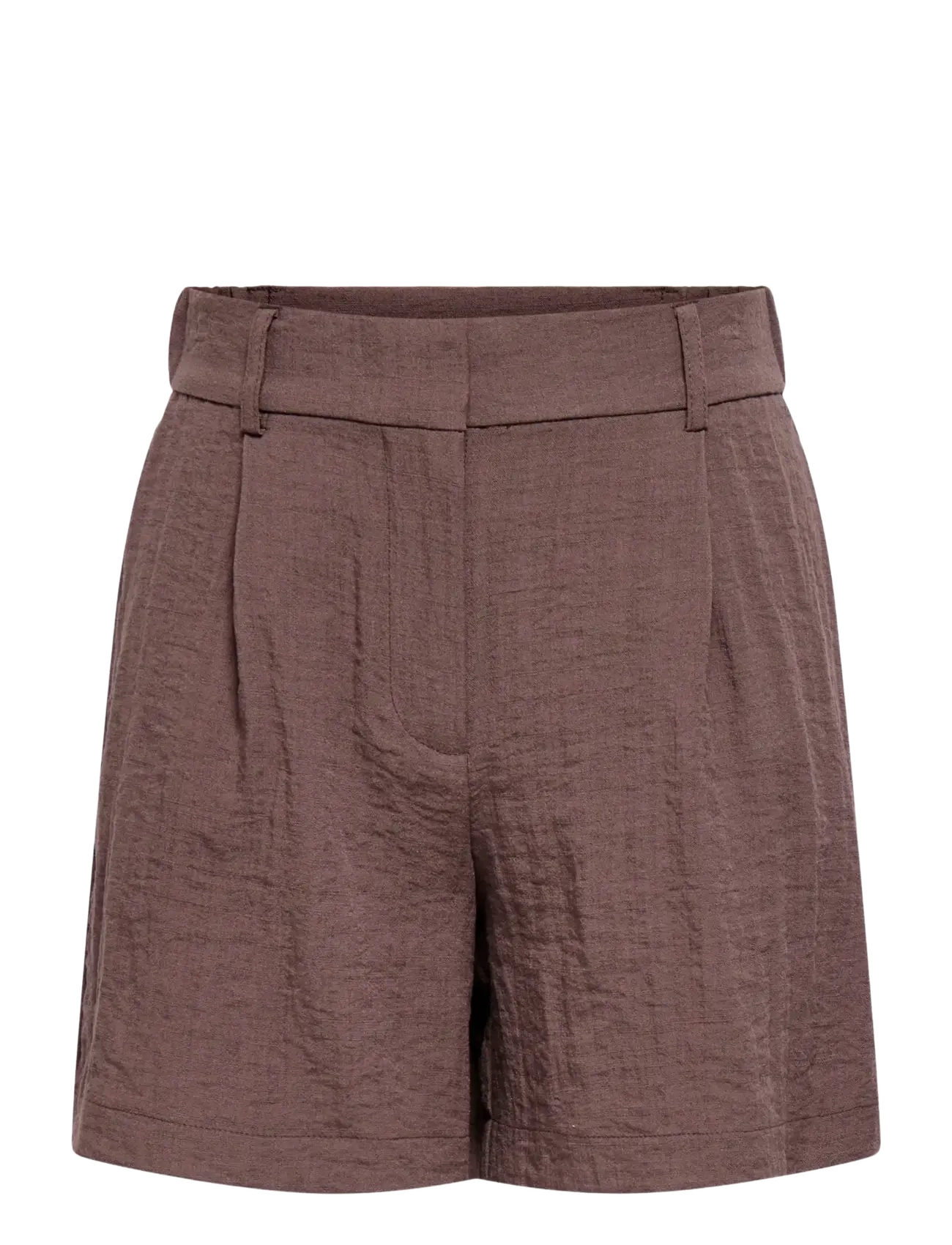 ONLY ONLITA HW LINEN LOOK SHORTS TLR - Shorts - SHOPPING BAG / brown