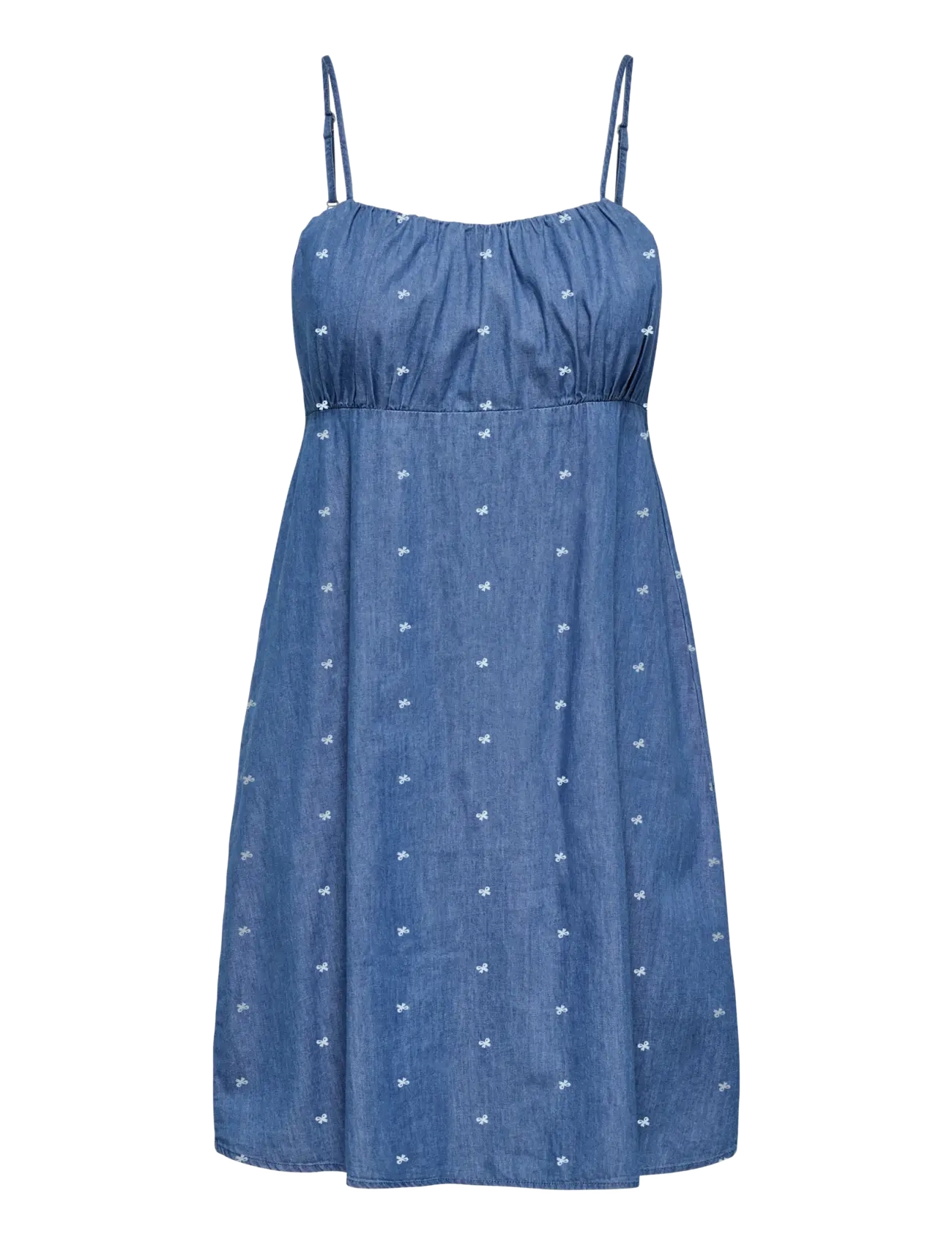 ONLY ONLNOVA AZURE ALEXIS DRESS WVN - Kleider - MEDIUM BLUE DENIM / blue