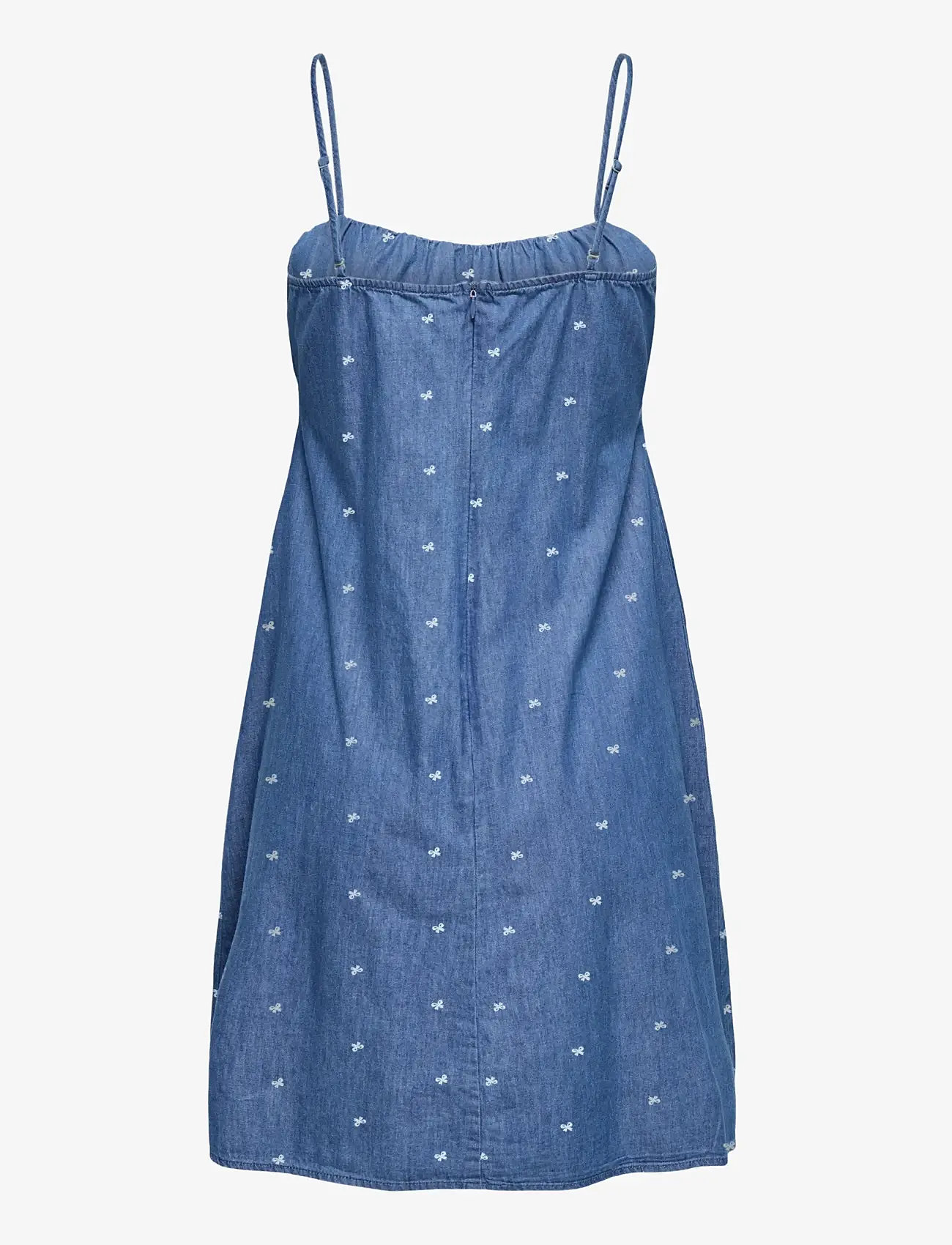 ONLY - ONLNOVA AZURE ALEXIS DRESS WVN - summer dresses - medium blue denim - 1
