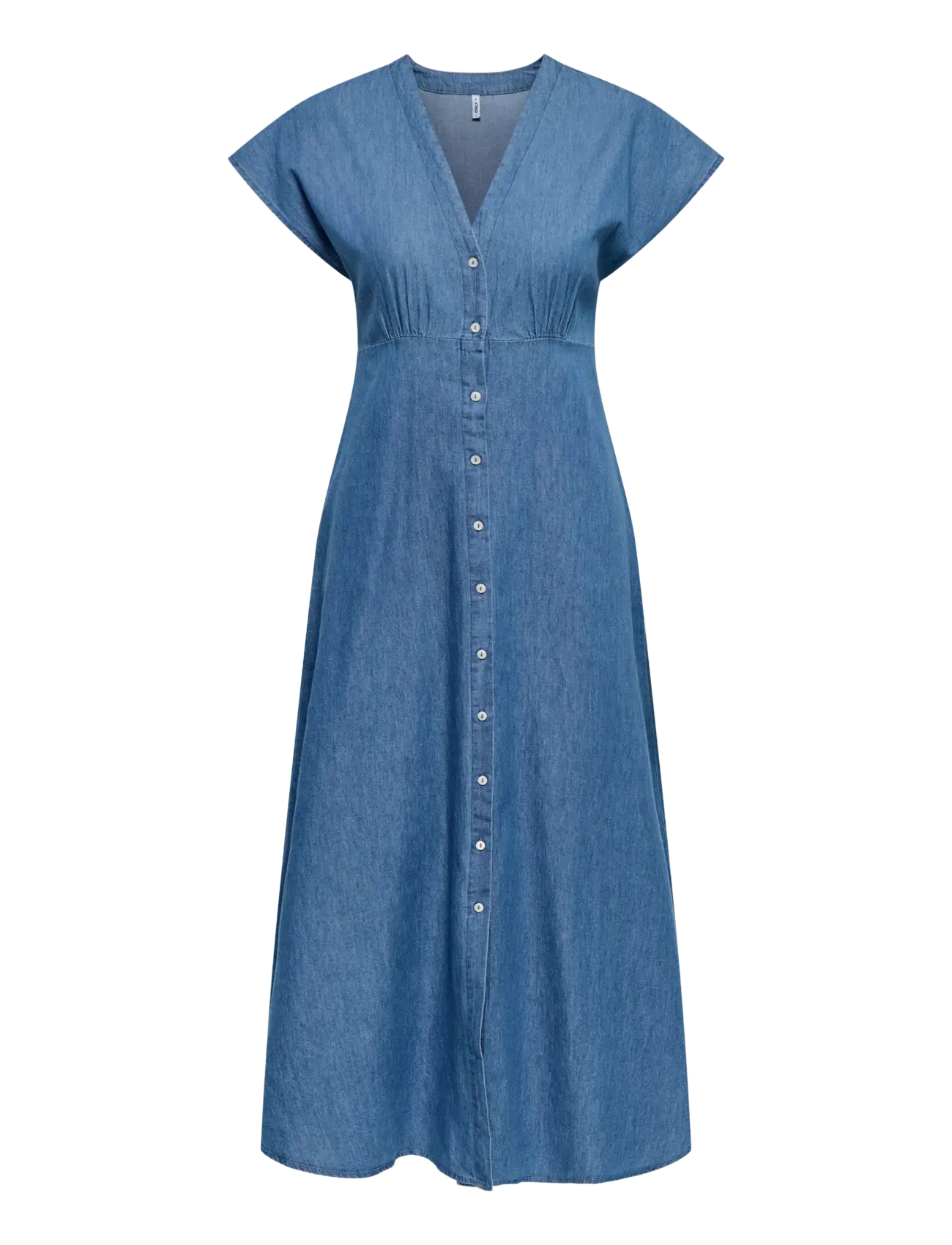 ONLY ONLNOVA AZURE LONG DRESS WVN - Kleider - MEDIUM BLUE DENIM / blue