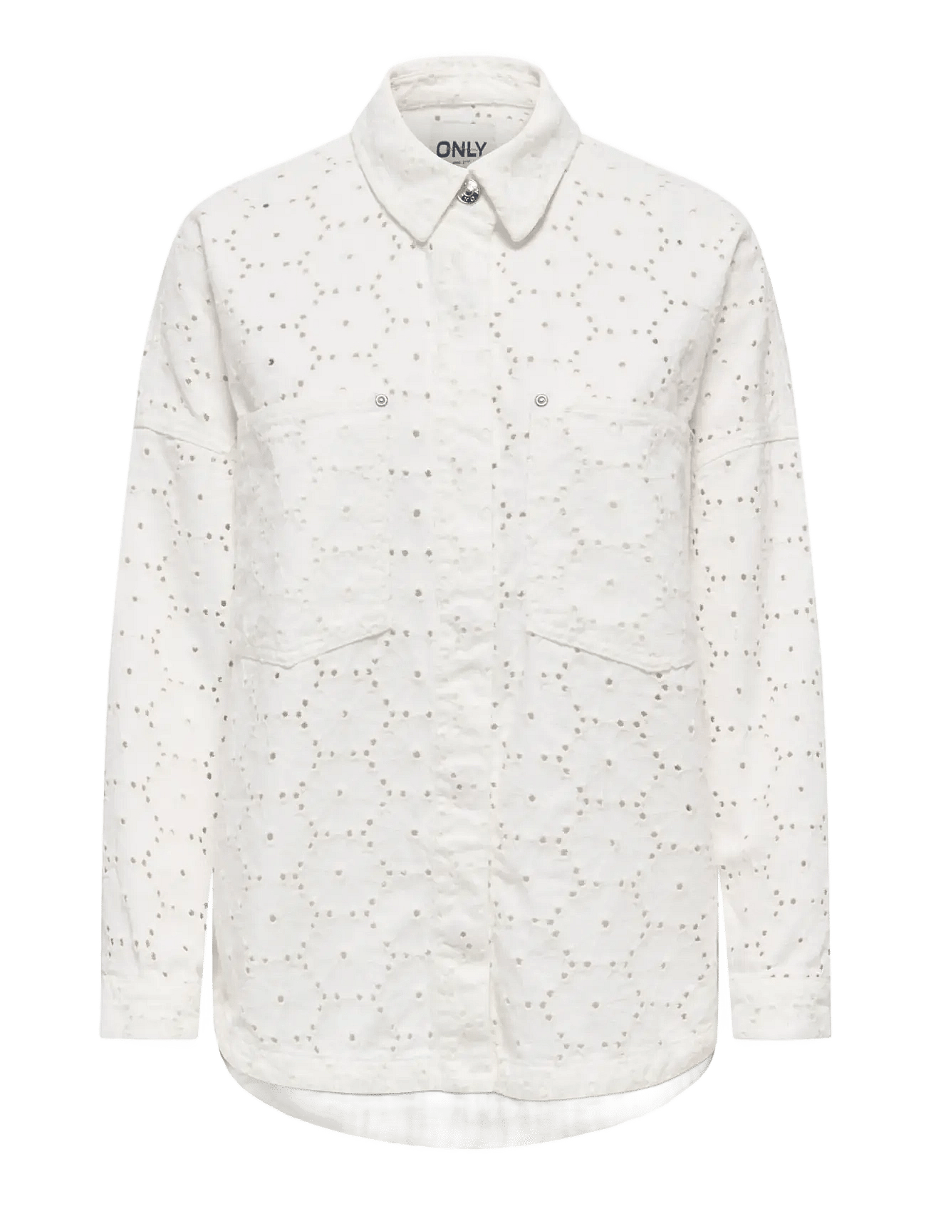 ONLY | Onljanine-Fio L/S Anglaise Shacket Pnt | M