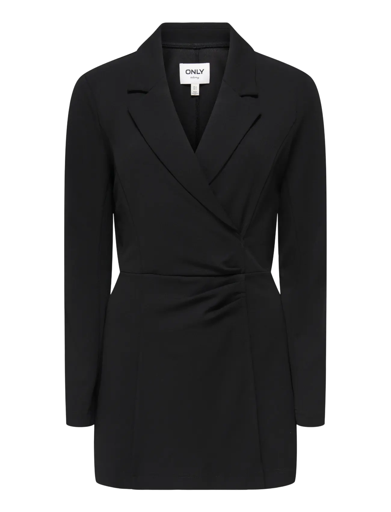 ONLY ONLGALA LIFE LS WRAP BLAZER PLAYSUIT TLR - Blazere - BLACK / black