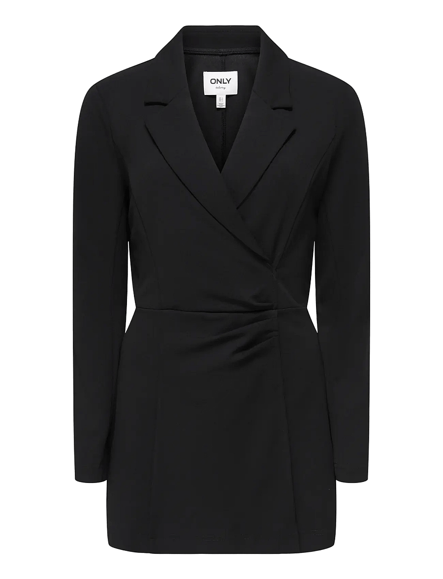 ONLY - ONLGALA LIFE LS WRAP BLAZER PLAYSUIT TLR - black - 1