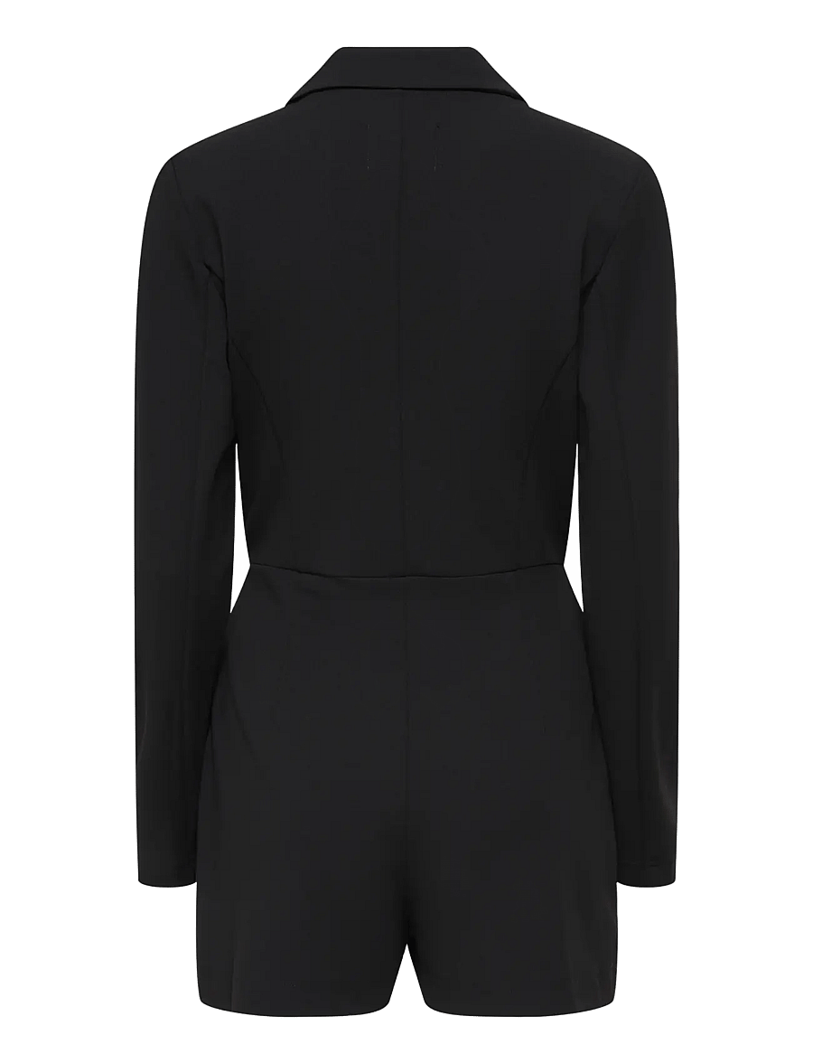 ONLY - ONLGALA LIFE LS WRAP BLAZER PLAYSUIT TLR - black - 2