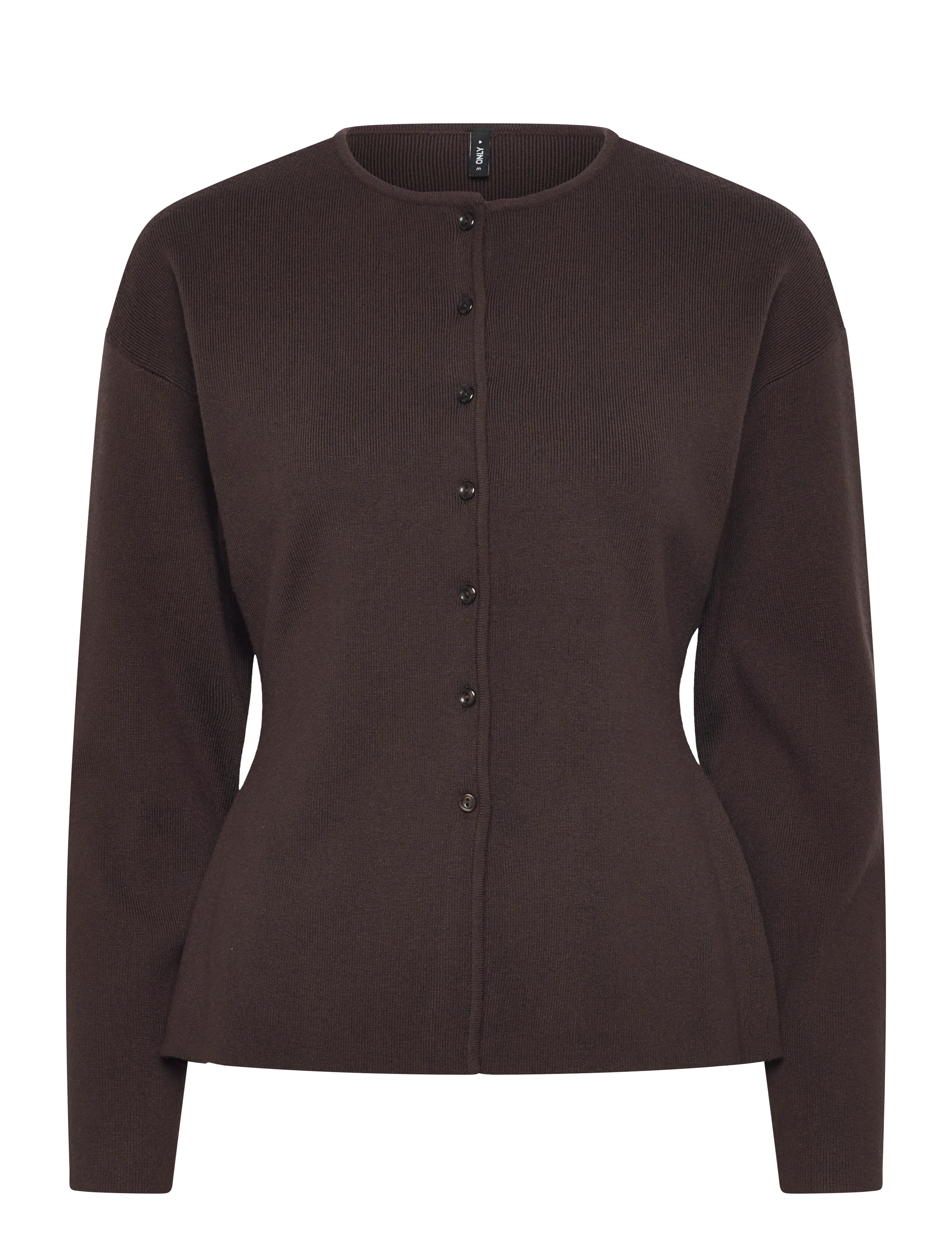 ONLY Onllucy Ls O-Neck Cardigan Knt Noos Braun - XL - Damen