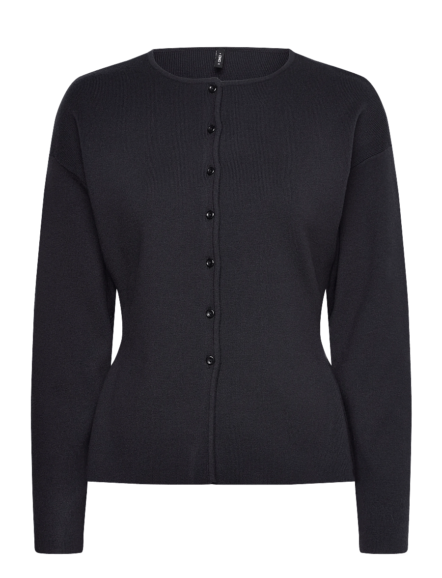ONLY - ONLLUCY LS O-NECK CARDIGAN KNT NOOS - frühlingsjacken - night sky - 1