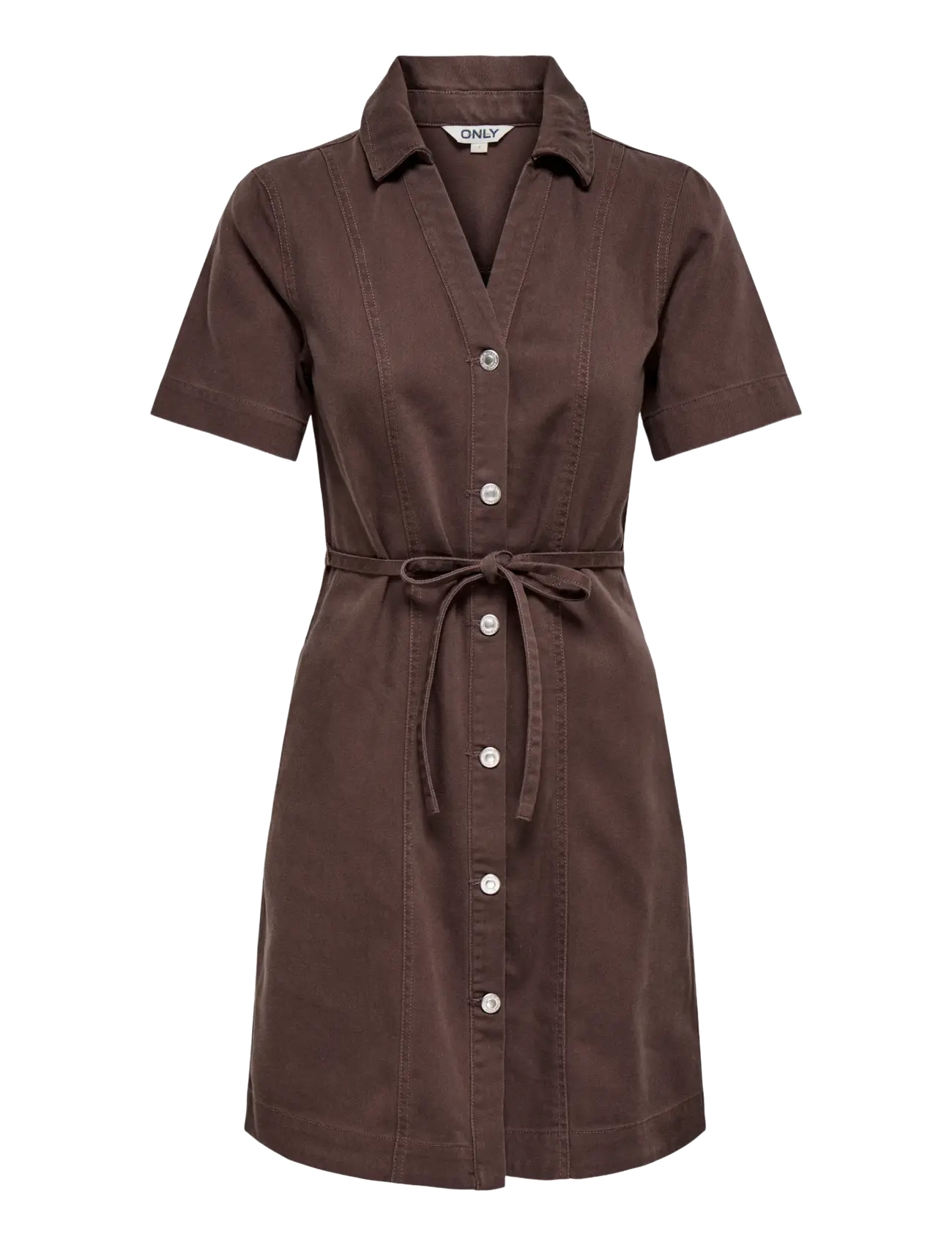 ONLY ONLFINA-SOFT S/S BELT DRESS PNT - ONLY - SHOPPING BAG / brown