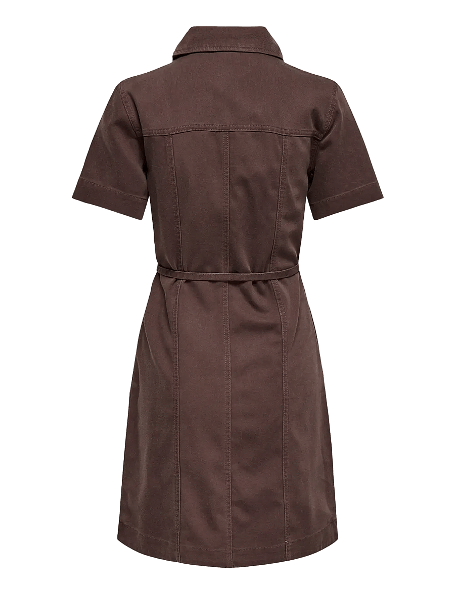 ONLY - ONLFINA-SOFT S/S BELT DRESS PNT - skjortekjoler - shopping bag - 2