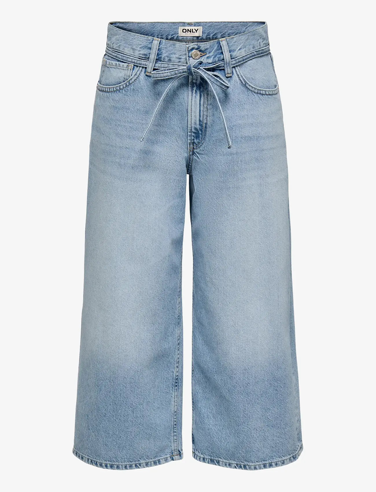 ONLY - ONLGIANNA MW CULOTTE DNM DOT - culottes - medium blue denim - 0