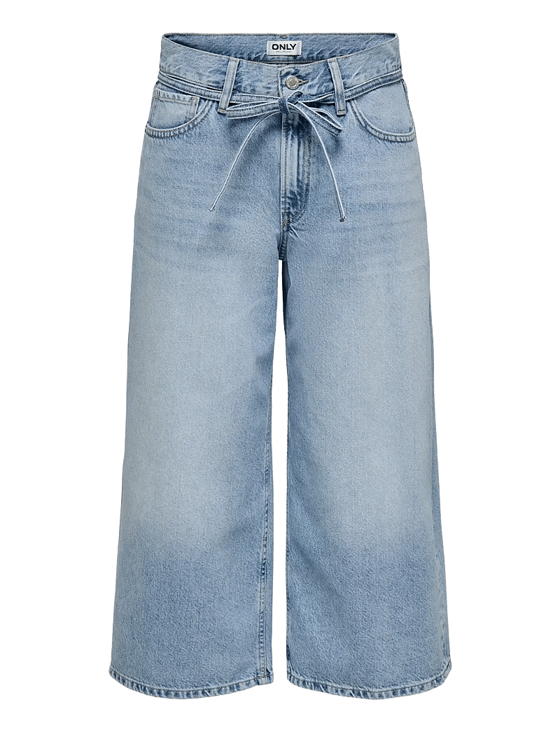 ONLY - ONLGIANNA MW CULOTTE DNM DOT - culottes - medium blue denim - 0