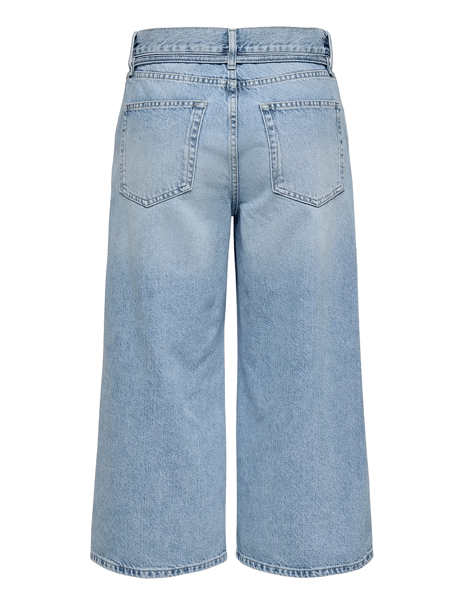 ONLY - ONLGIANNA MW CULOTTE DNM DOT - culotte püksid - medium blue denim - 1