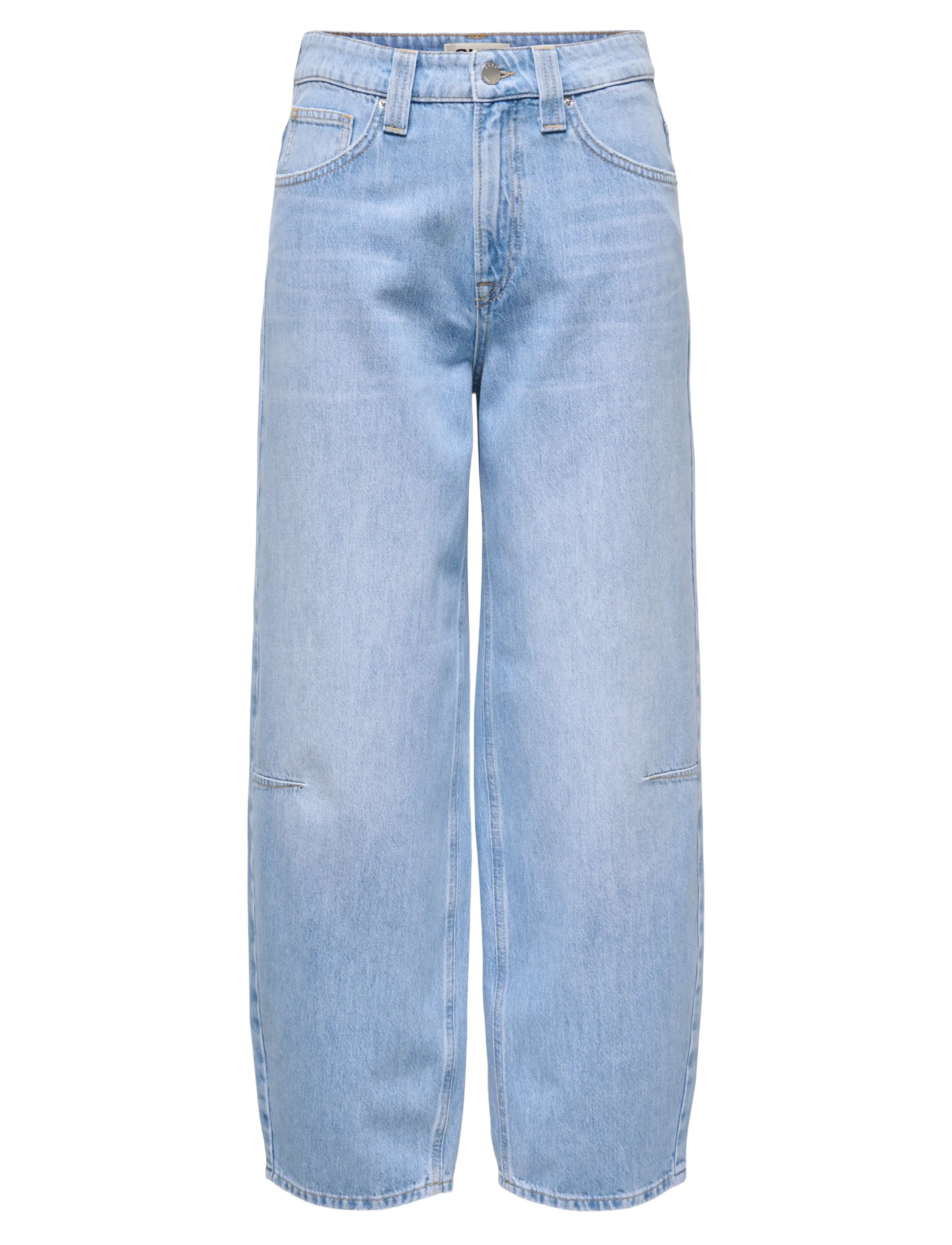 ONLY ONLFRANKIE HW ANK BARREL DNM DOT007 NOOS - Jeans - LIGHT BLUE DENIM / blue