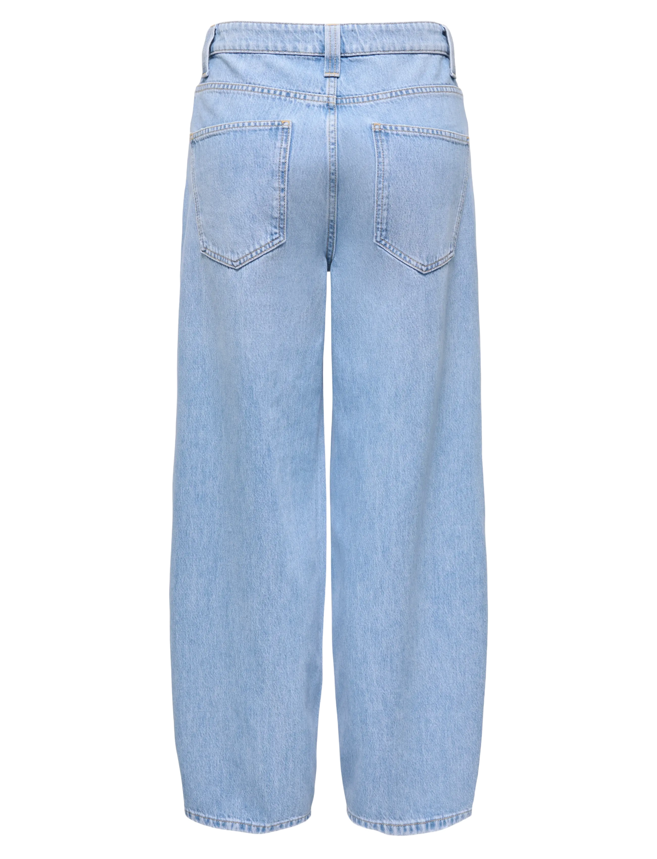 ONLY - ONLFRANKIE HW ANK BARREL DNM DOT007 NOOS - barrel jeans - light blue denim - 2