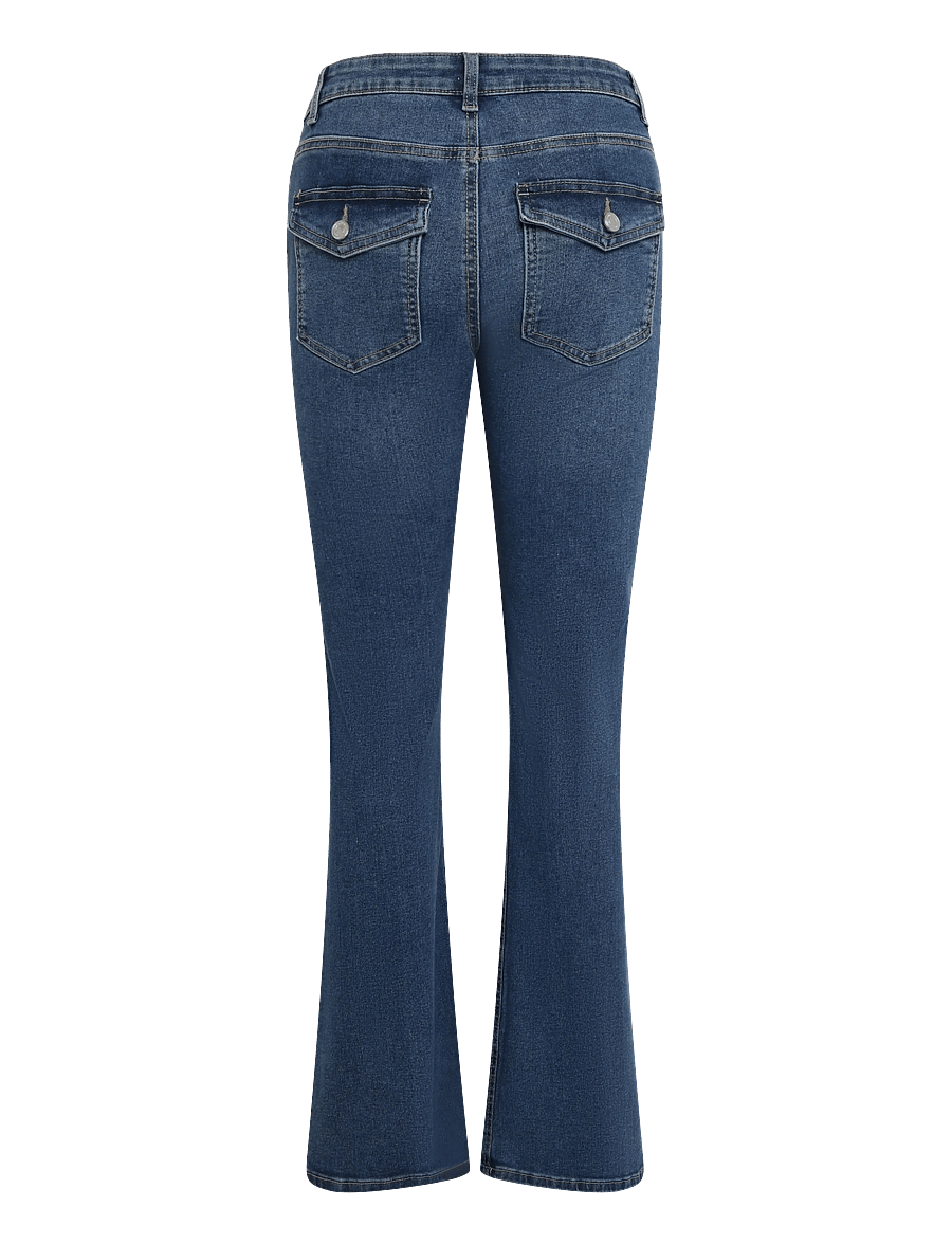 ONLY - ONLPHOEBE LW B-P FLARE DNM PIM454 NOOS - medium blue denim - 2
