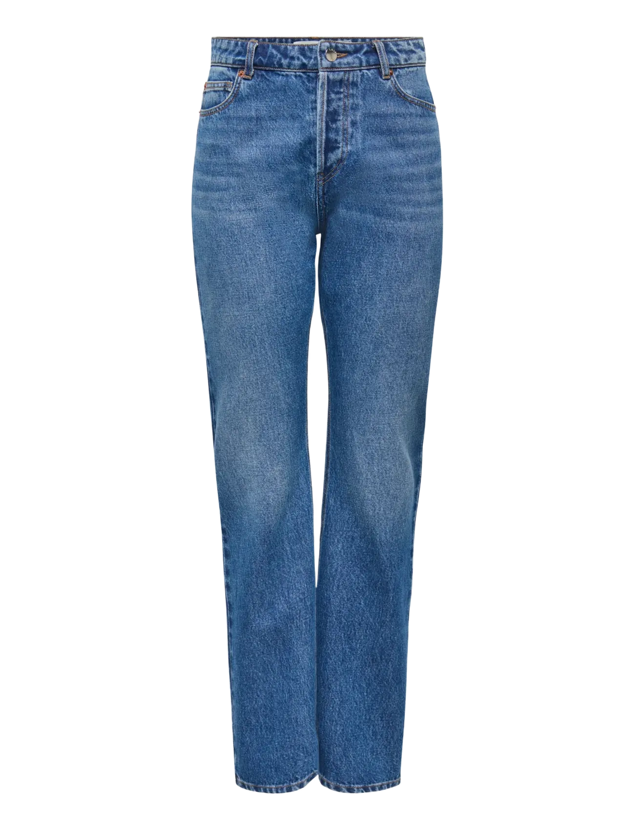 ONLY ONLHAZEL HW STRAIGHT DNM GUA - Jeans - MEDIUM BLUE DENIM / blue