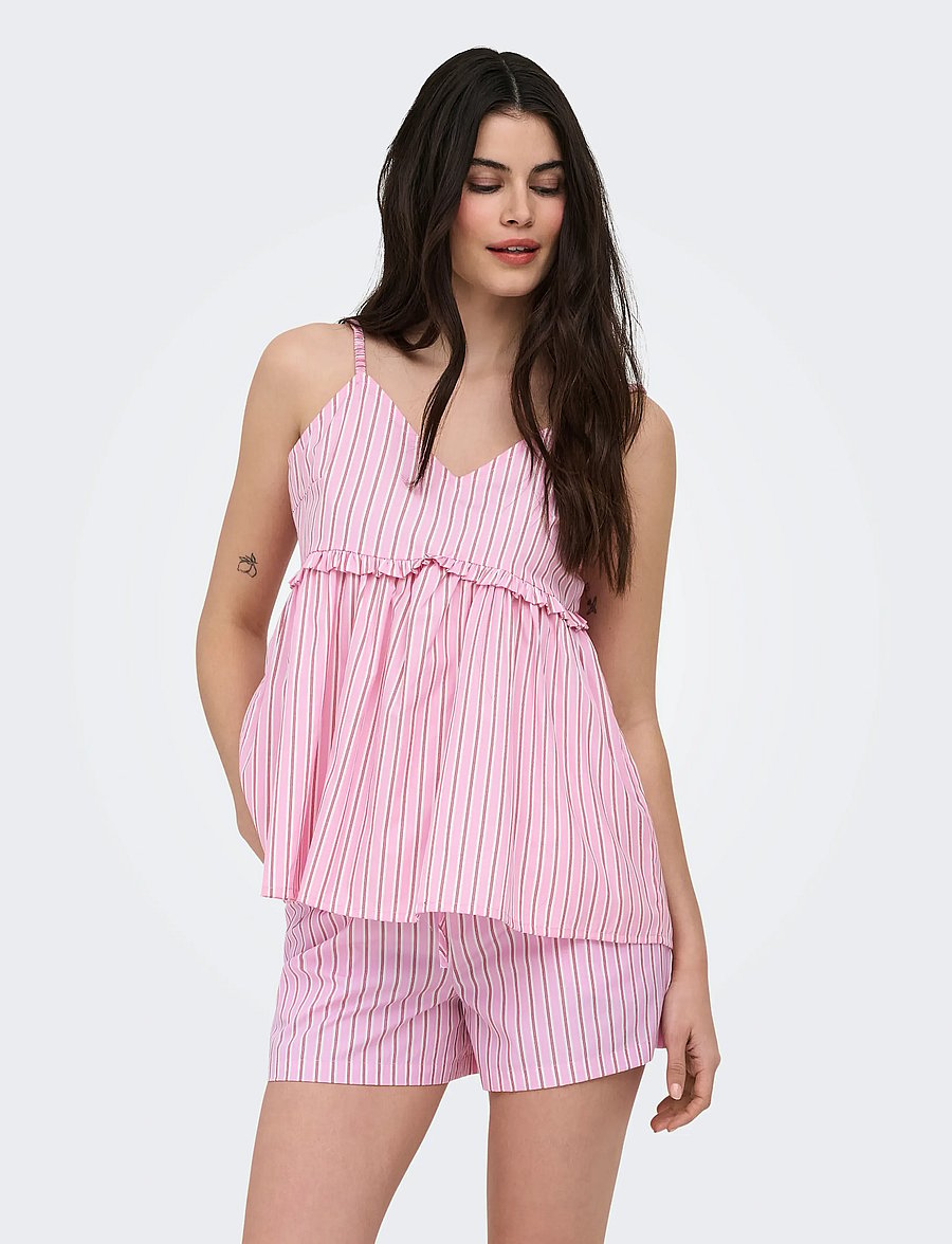 ONLY - ONLLORIS STRAP FLOWY TOP WVN - Ärmellose blusen - lilac sachet - 0
