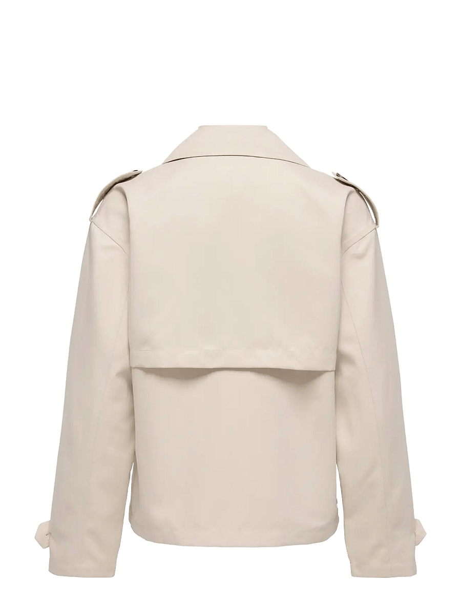 ONLY - ONLHANNAH SHORT LIFE TRENCHCOAT OTW - frühlingsjacken - humus - 2