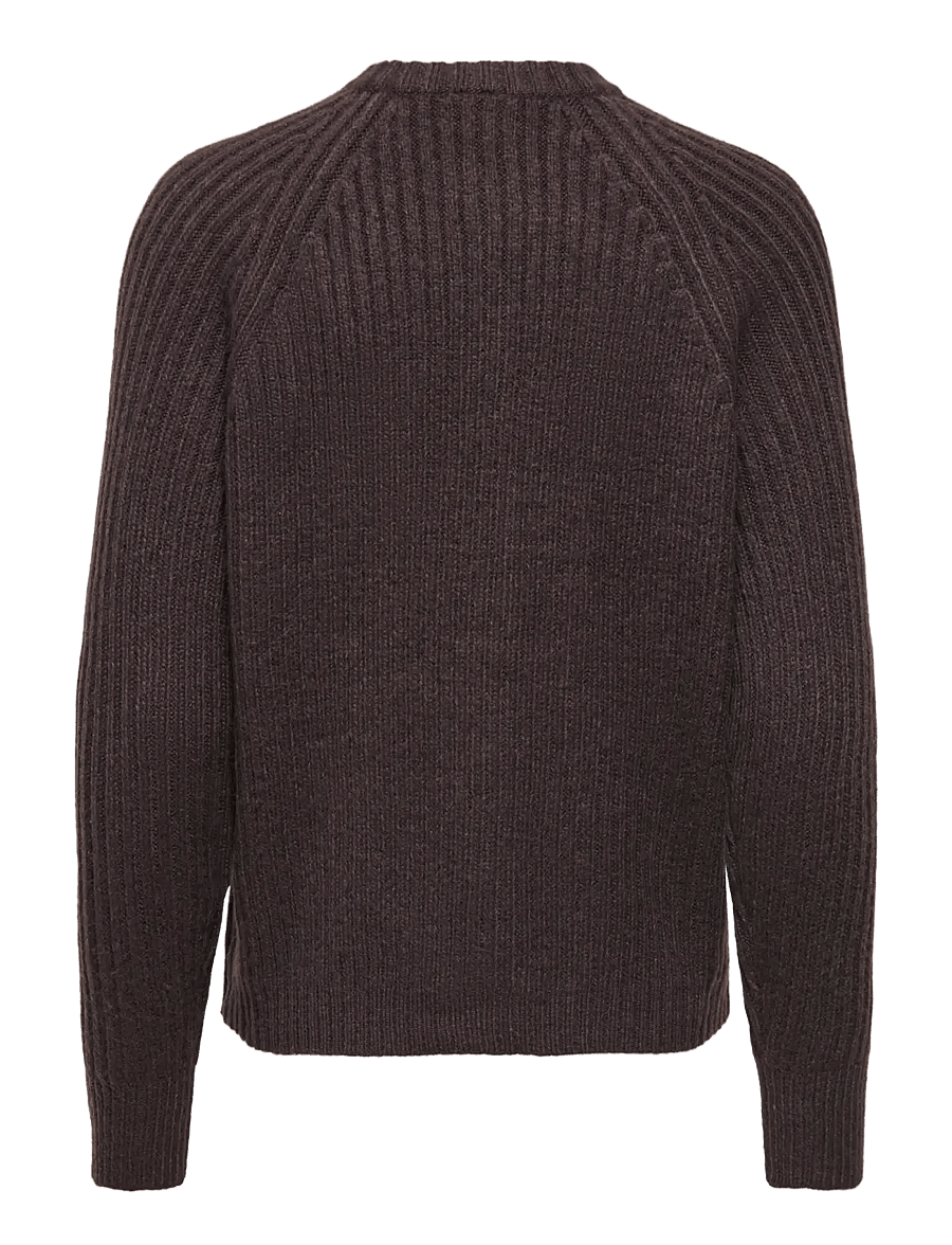 ONLY - ONLKALIBU L/S CARDIGAN KNT NOOS - cardigans - chocolate brown - 2