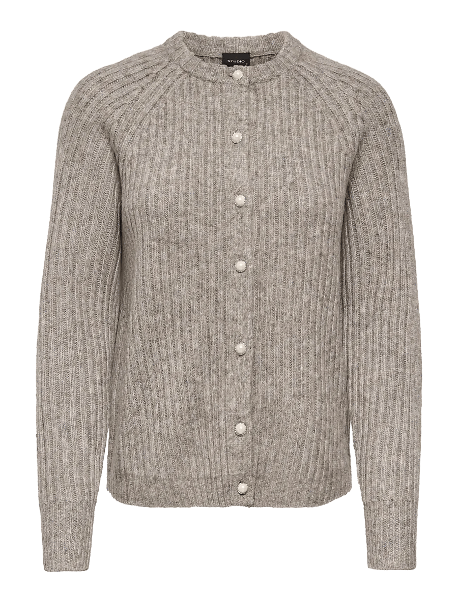ONLY - ONLKALIBU L/S CARDIGAN KNT NOOS - cardigans - silver mink - 1