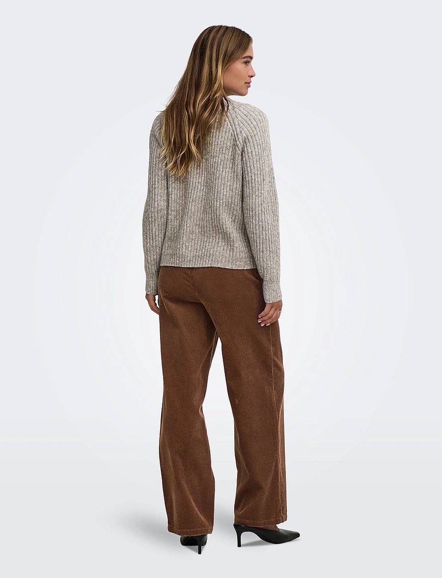 ONLY - ONLKALIBU L/S CARDIGAN KNT NOOS - cardigans - silver mink - 3