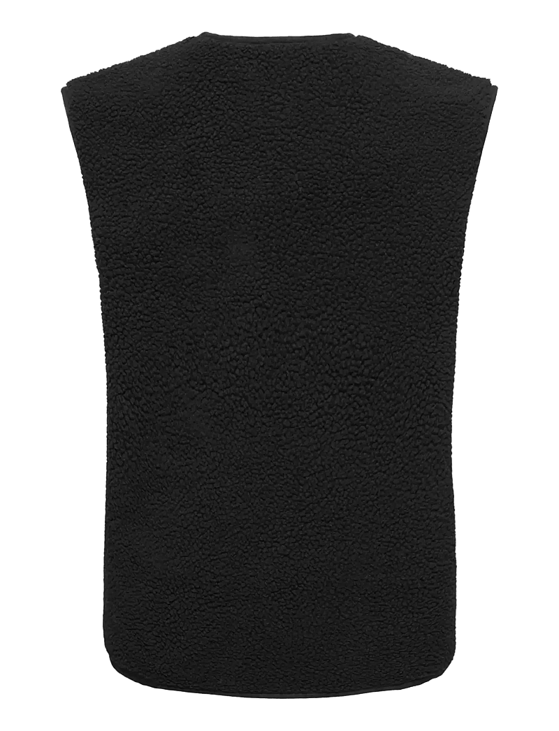 ONLY - ONLWENDY TEDDY WAISTCOAT OTW - herbstjacken - black - 1