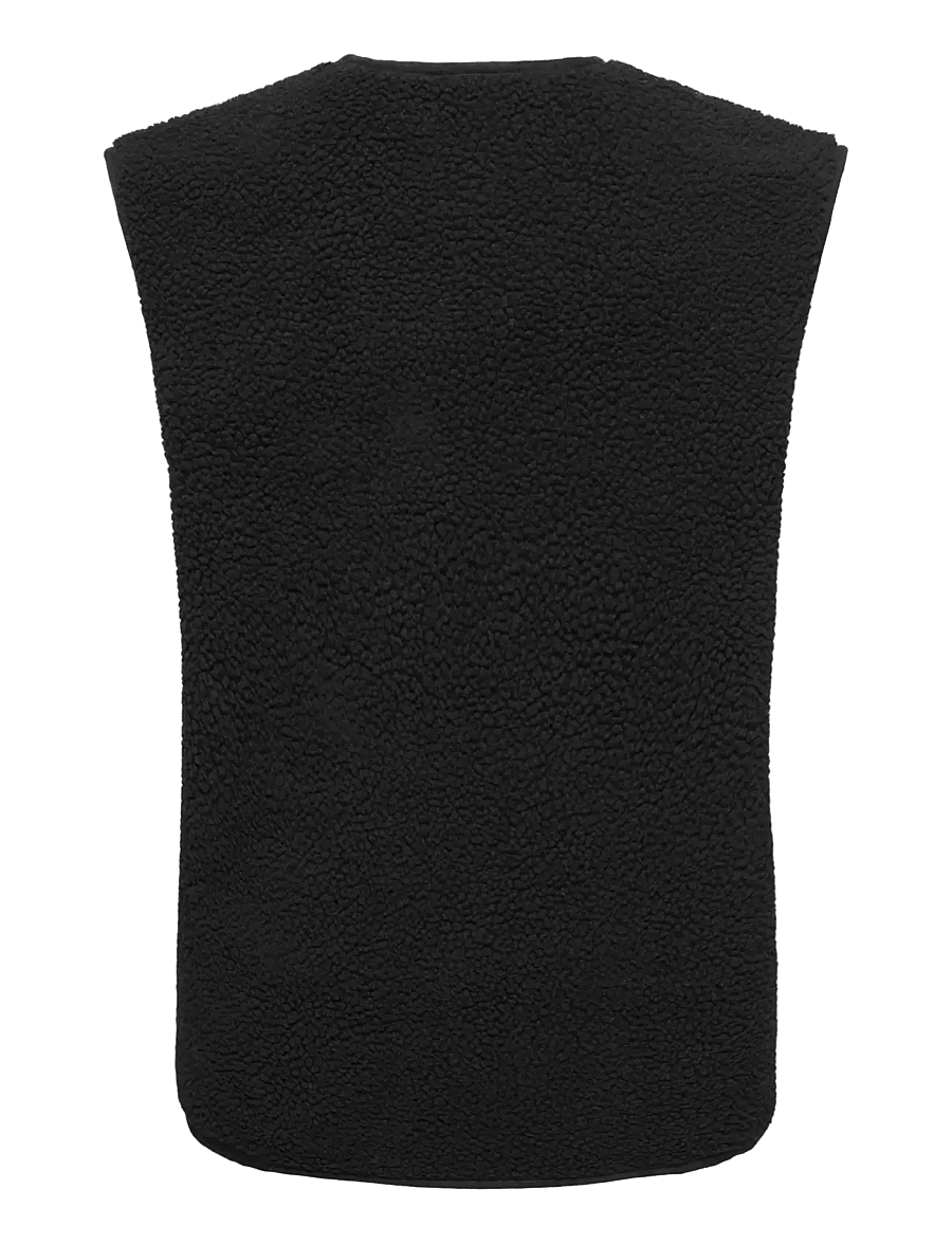 ONLY - ONLWENDY TEDDY WAISTCOAT OTW - fleece- og teddyveste - black - 2