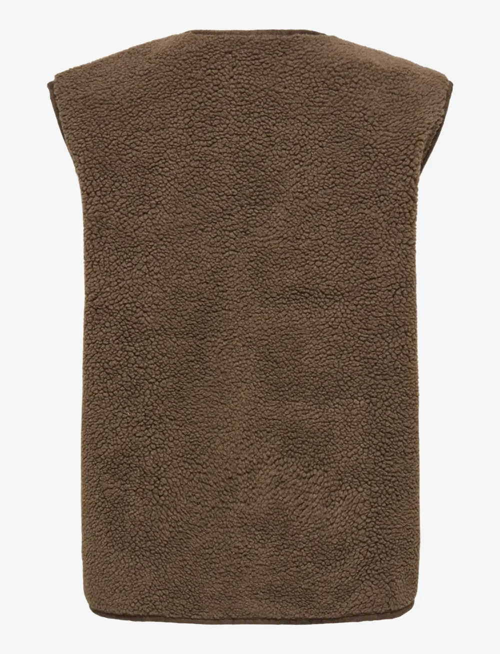 ONLY - ONLWENDY TEDDY WAISTCOAT OTW - efterårsjakker - chestnut - 1
