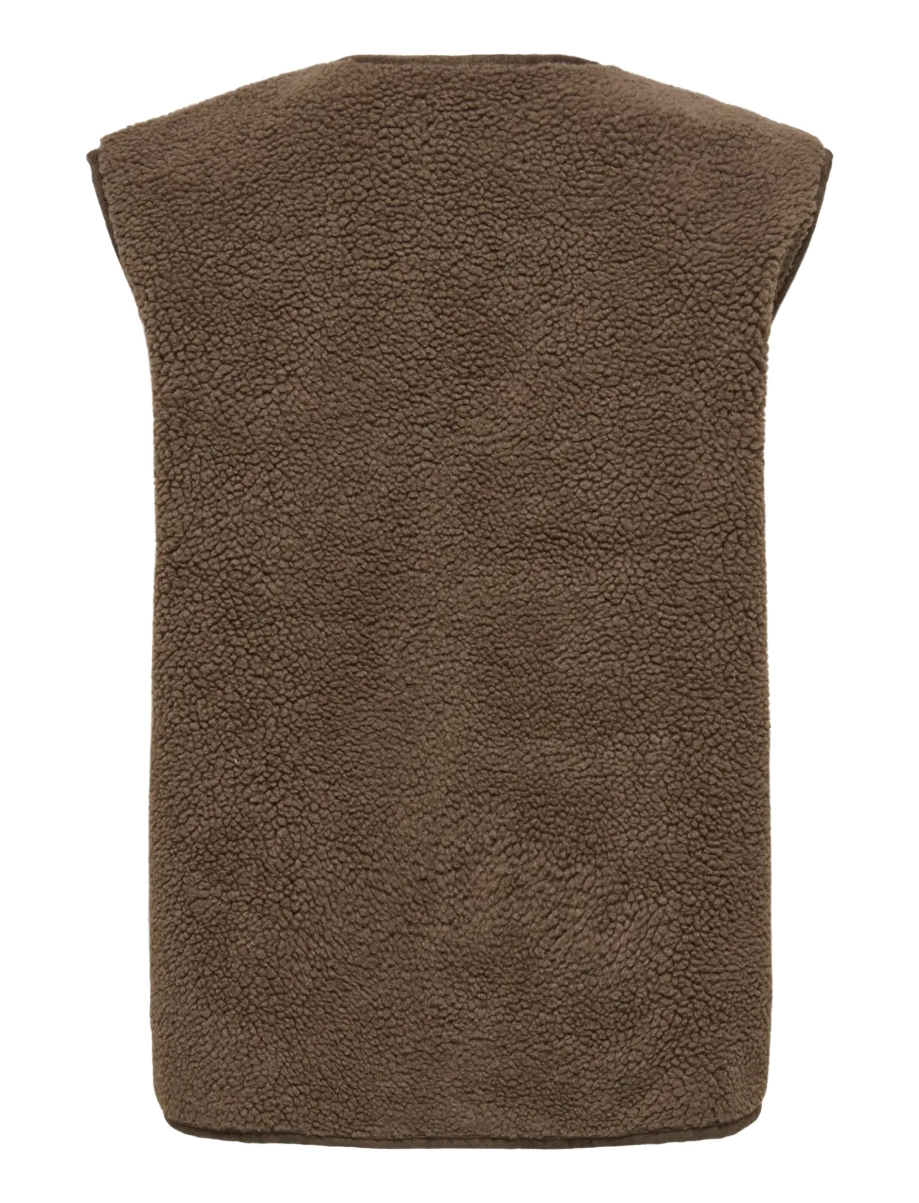 ONLY - ONLWENDY TEDDY WAISTCOAT OTW - vestes sans manches en tissu peluche - chestnut - 2