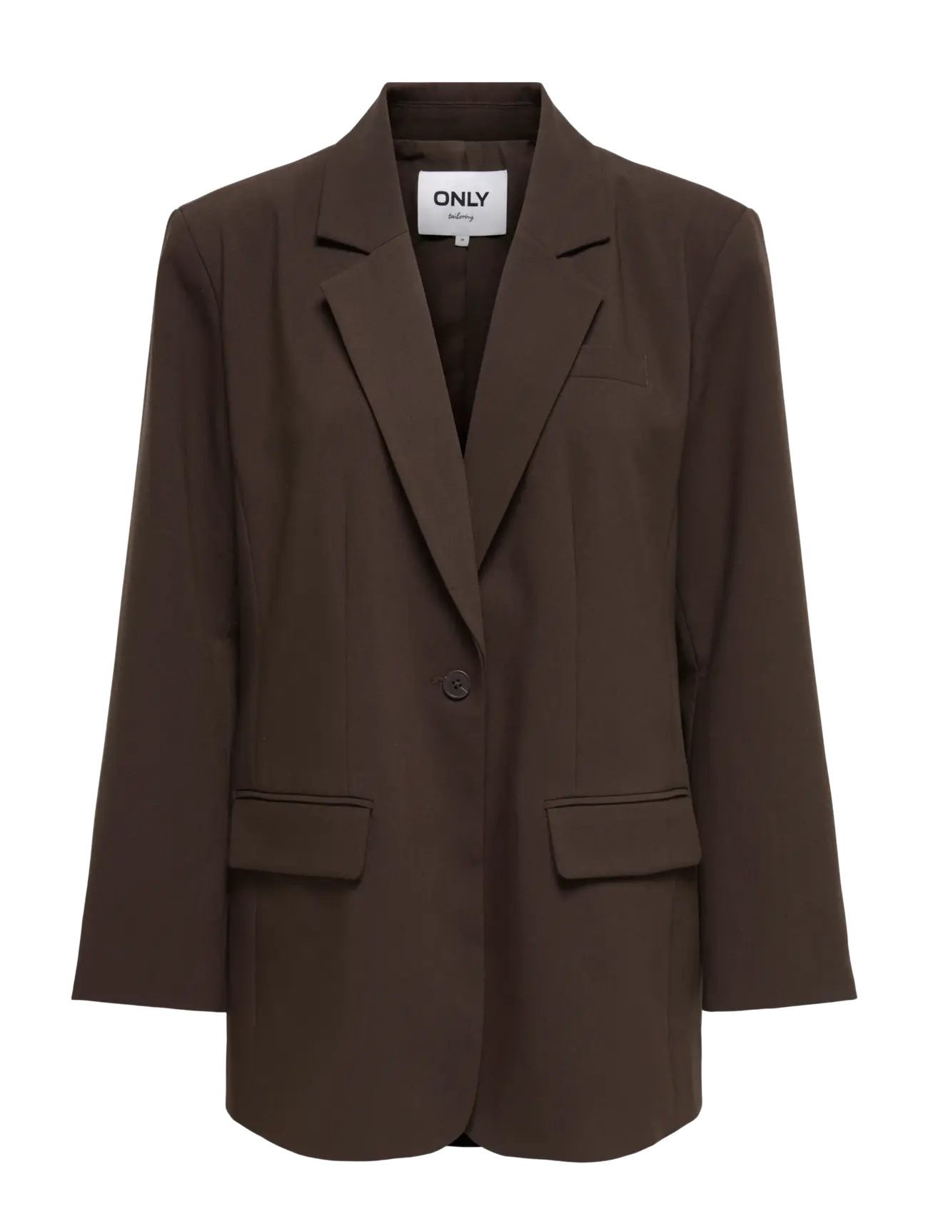 ONLY ONLLINDA-RAVEN L/S BF BLAZER TLR NOOS - Oversize blazer - COFFEE BEAN / brown