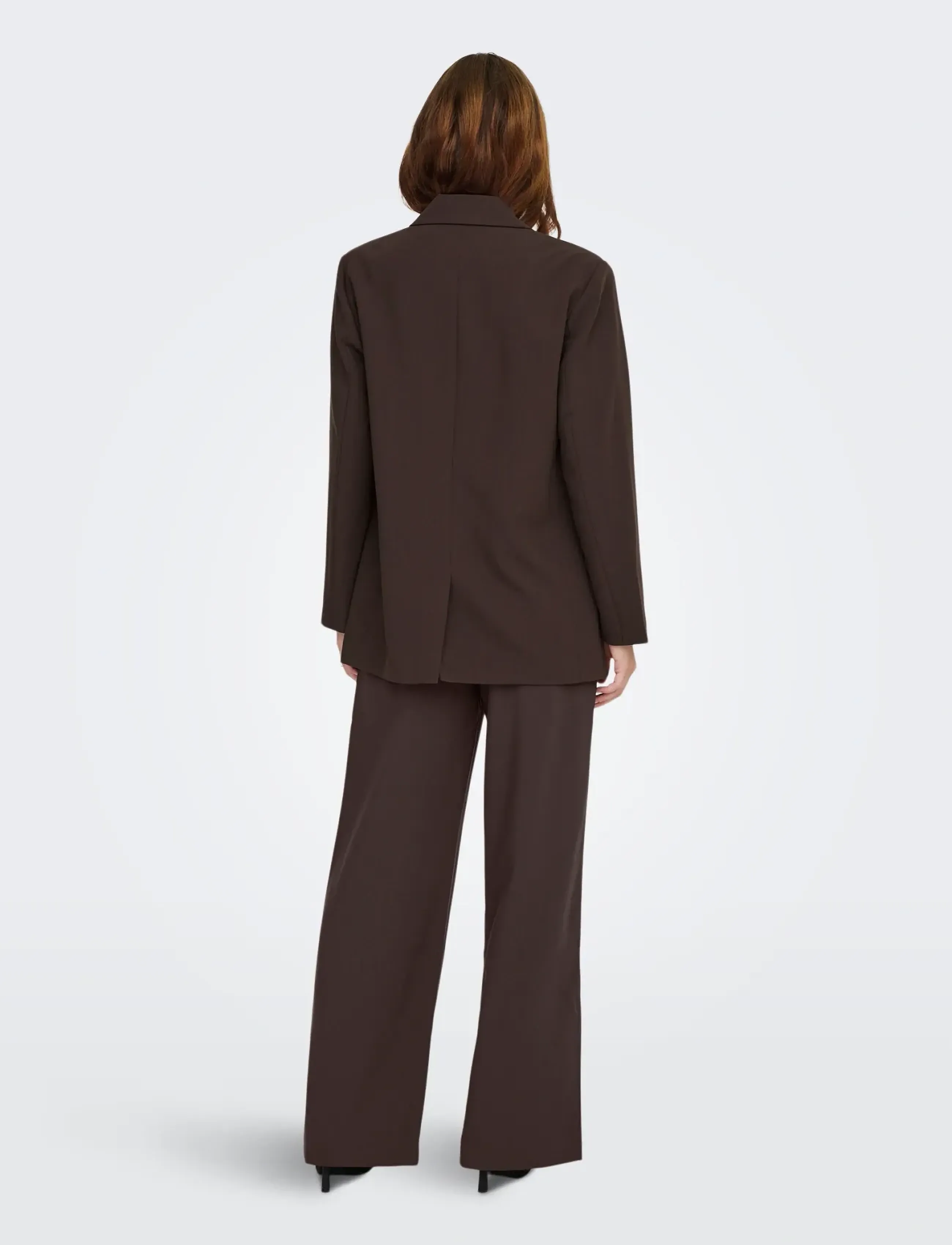 ONLY - ONLLINDA-RAVEN L/S BF BLAZER TLR NOOS - einreihige blazer - coffee bean - 3
