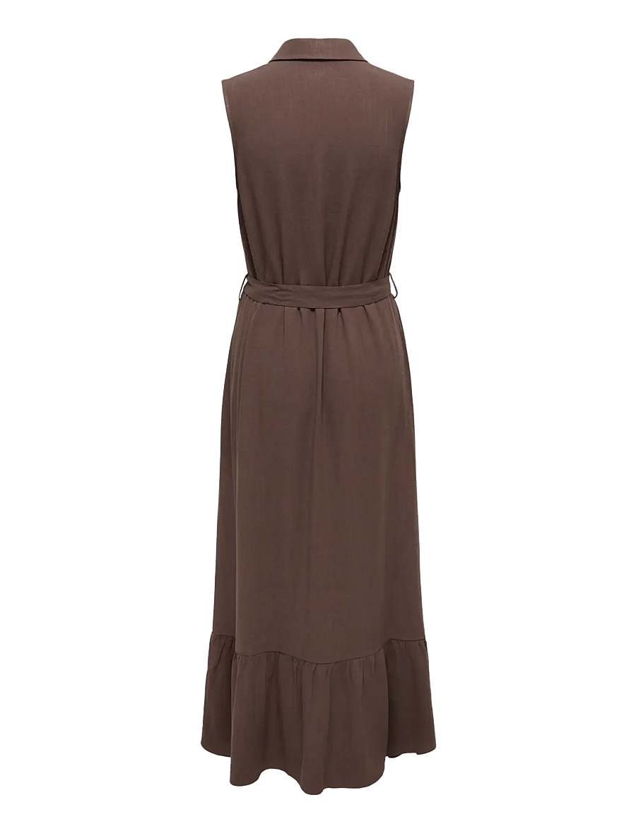 ONLY - ONLSIESTA LIN SL BELT DRESS PNT NOOS - maxi kjoler - shopping bag - 2