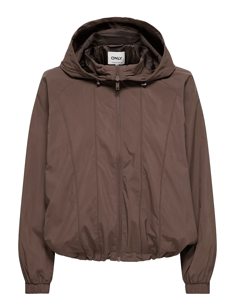 ONLY - ONLLARA PIPING JACKET OTW - vindjakker - chocolate martini - 1