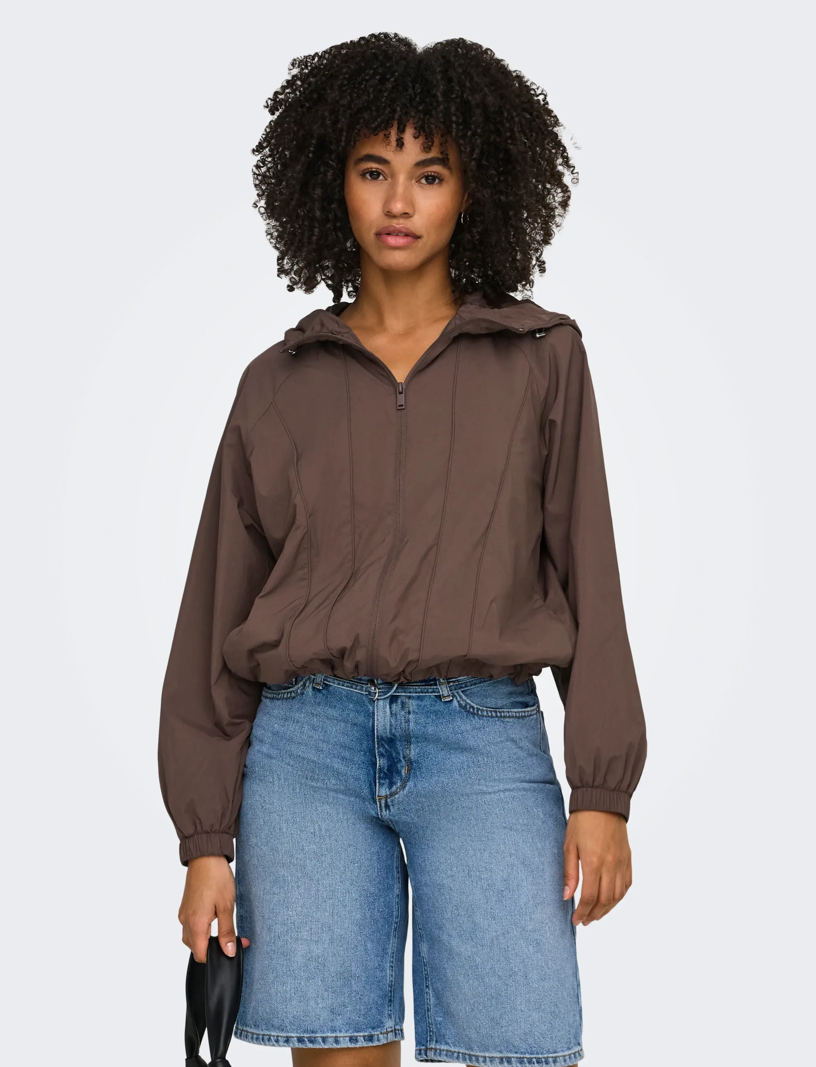 ONLY Onllara Piping Jacket Otw, S, Jackets, Braun - Windbreakers, Frauen