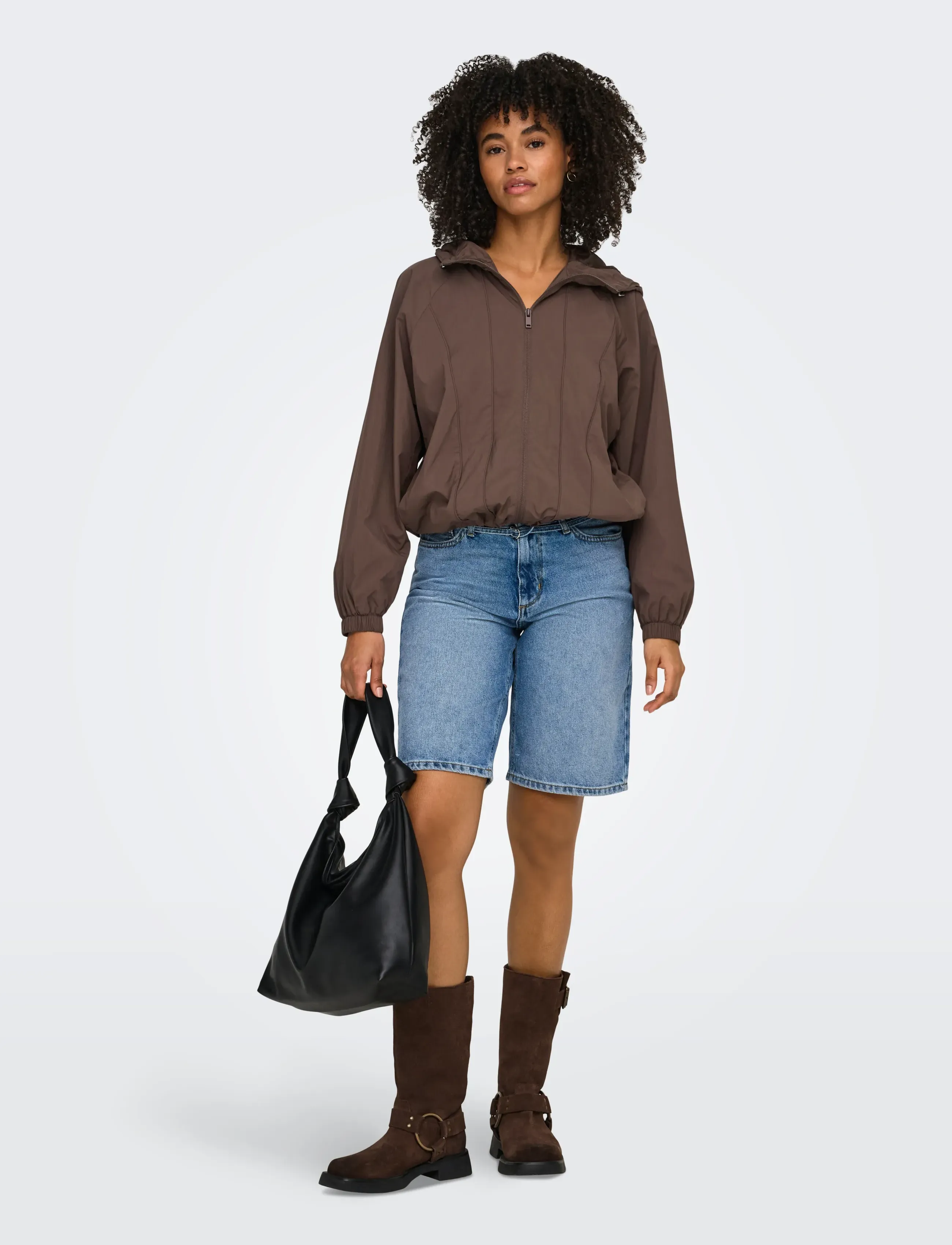 ONLY - ONLLARA PIPING JACKET OTW - jackor - chocolate martini - 4