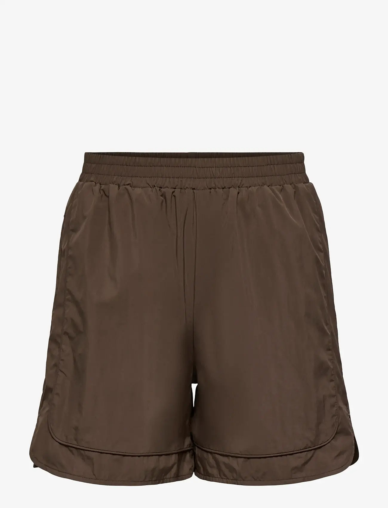 ONLY - ONLLARA PIPING SHORTS OTW - lühikesed vabaajapüksid - chocolate martini - 0