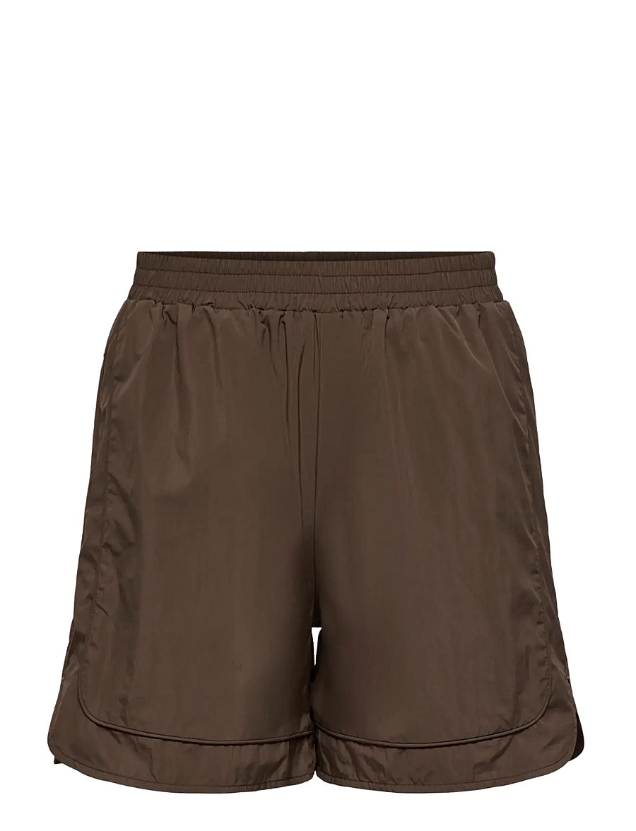 ONLY - ONLLARA PIPING SHORTS OTW - casual shorts - chocolate martini - 0