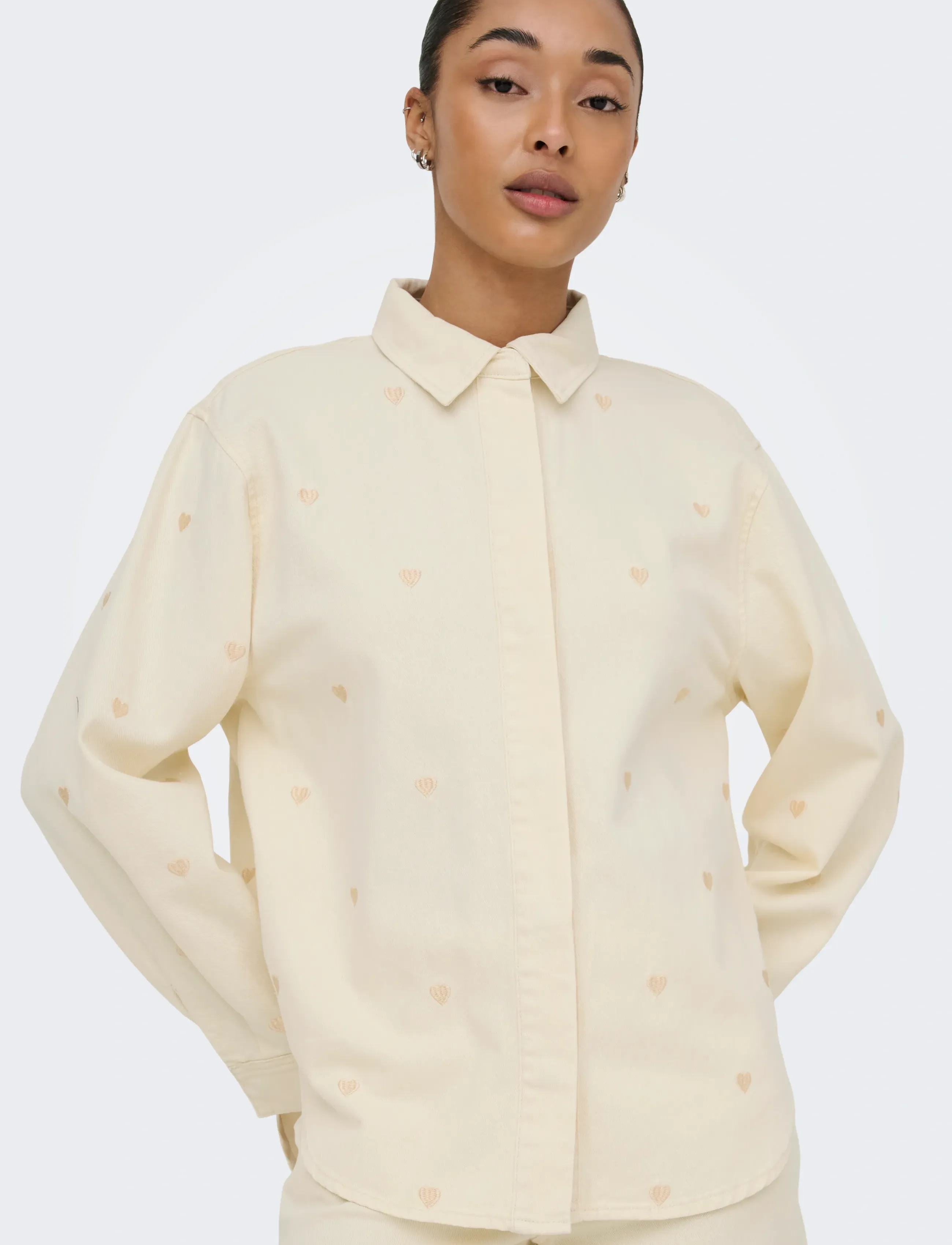 ONLY Onlvera Ls Heart Dnm Shirt Gua skjortor dam – bild 6