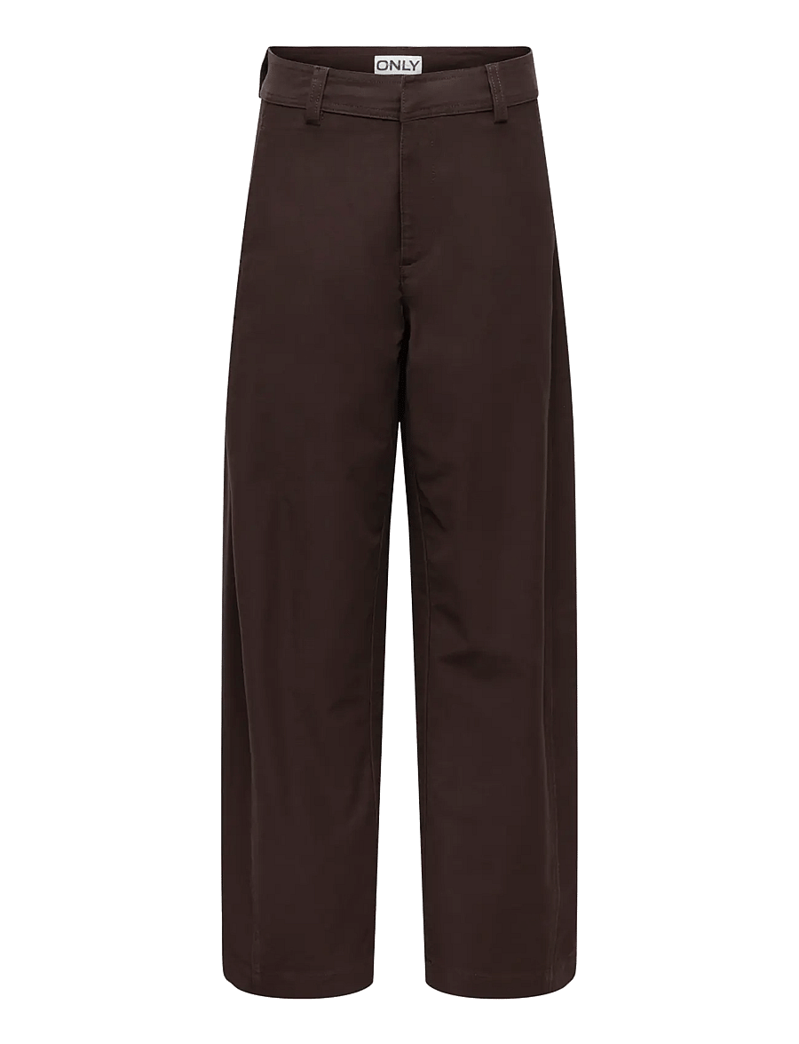 ONLY - ONLCLAIR MW BARREL PANT PNT NOOS - barrelbyxor - black coffee - 1
