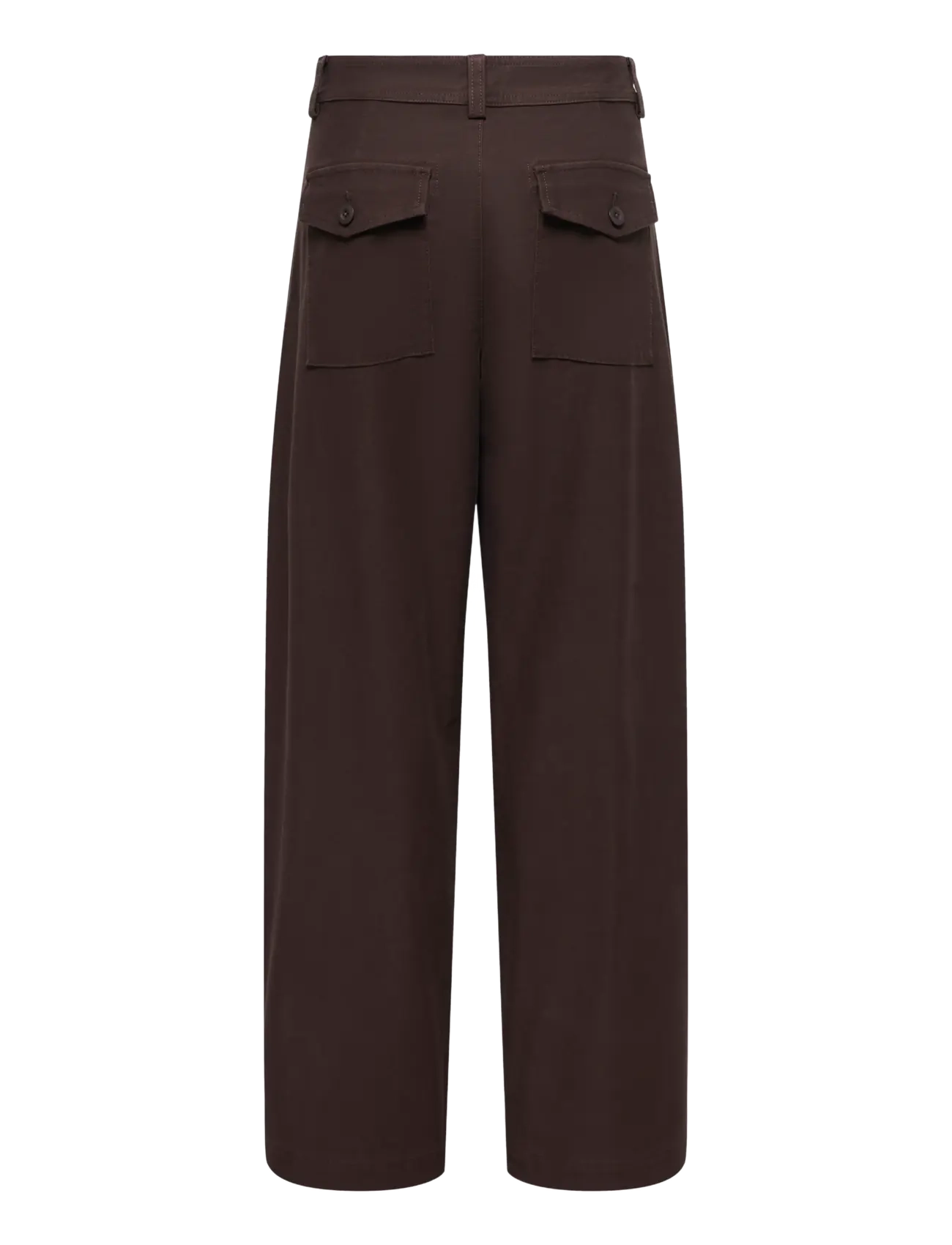 ONLY - ONLCLAIR MW BARREL PANT PNT NOOS - barrel-bukser - black coffee - 2